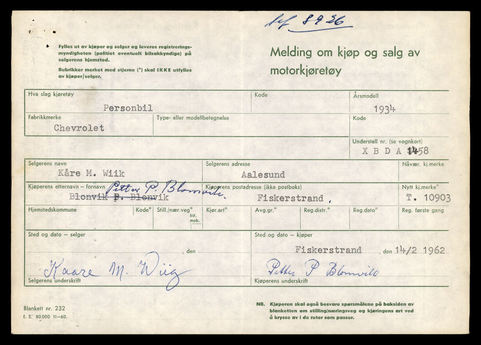 Møre og Romsdal vegkontor - Ålesund trafikkstasjon, AV/SAT-A-4099/F/Fe/L0024: Registreringskort for kjøretøy T 10810 - T 10930, 1927-1998, s. 2415