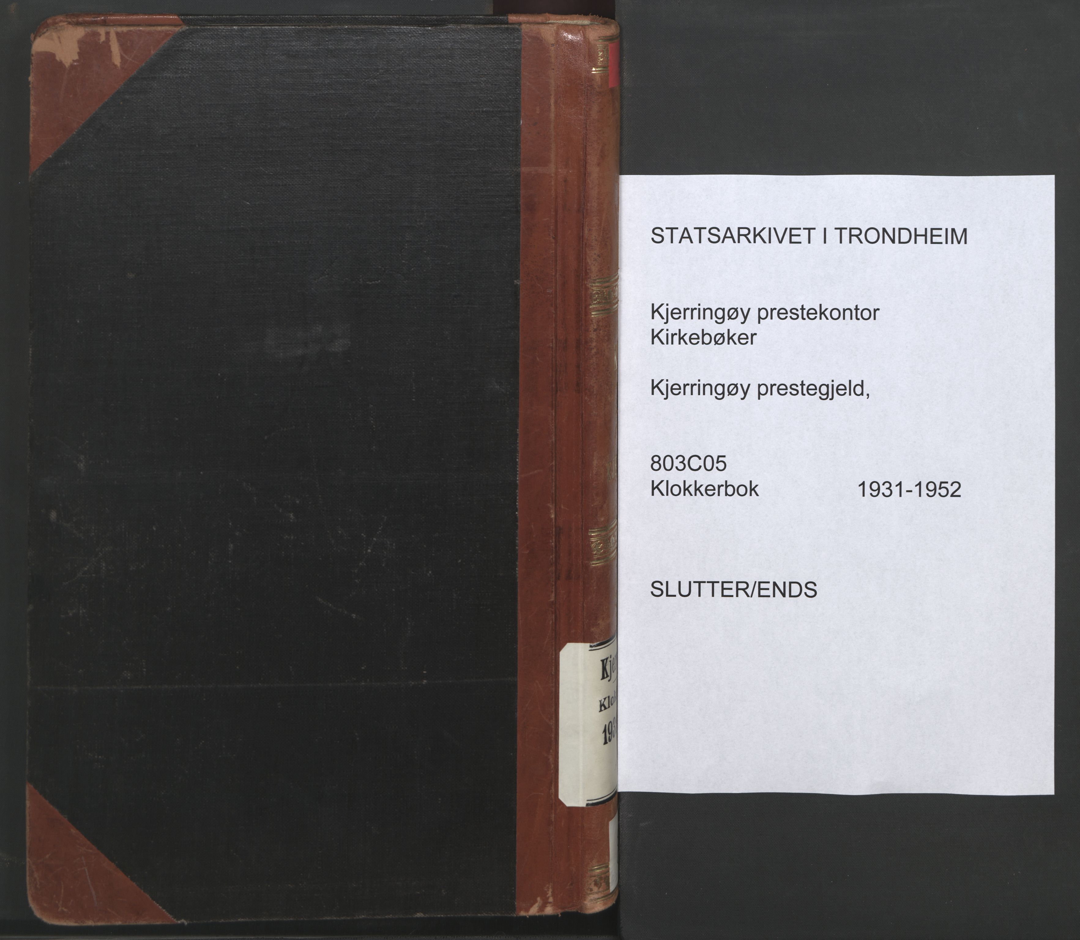 Ministerialprotokoller, klokkerbøker og fødselsregistre - Nordland, AV/SAT-A-1459/803/L0078: Klokkerbok nr. 803C05, 1931-1952