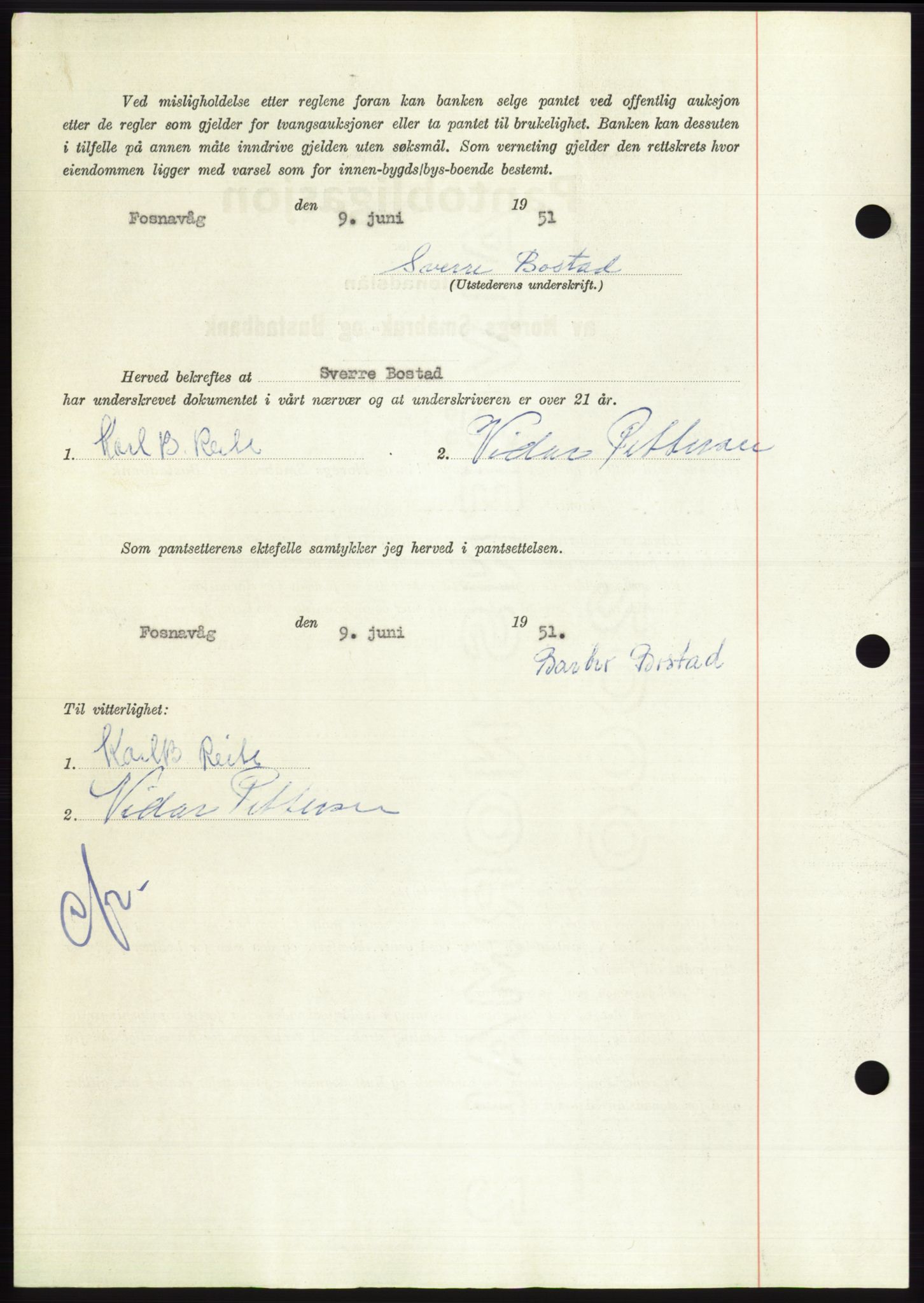 Søre Sunnmøre sorenskriveri, AV/SAT-A-4122/1/2/2C/L0120: Pantebok nr. 8B, 1951-1951, Dagboknr: 1045/1951