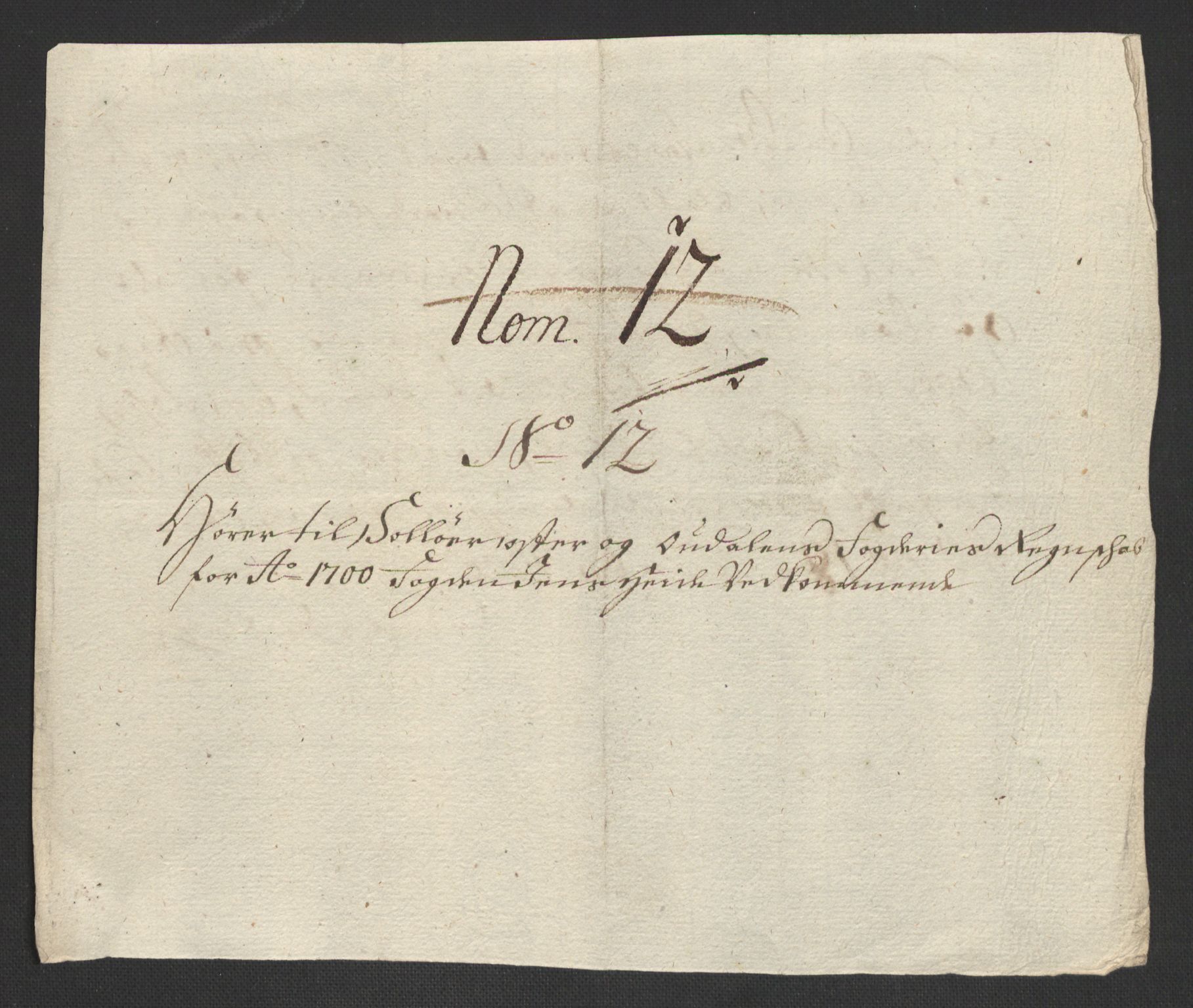 Rentekammeret inntil 1814, Reviderte regnskaper, Fogderegnskap, RA/EA-4092/R13/L0838: Fogderegnskap Solør, Odal og Østerdal, 1700, s. 206