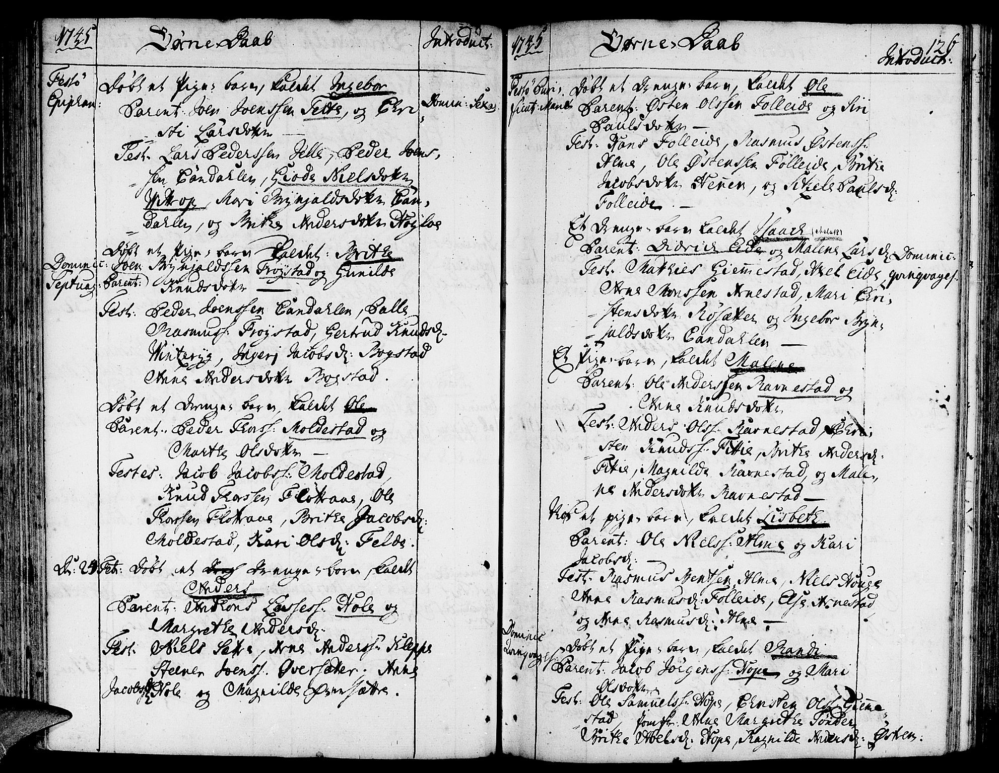 Gloppen sokneprestembete, AV/SAB-A-80101/H/Haa/Haaa/L0003: Ministerialbok nr. A 3, 1739-1757, s. 126