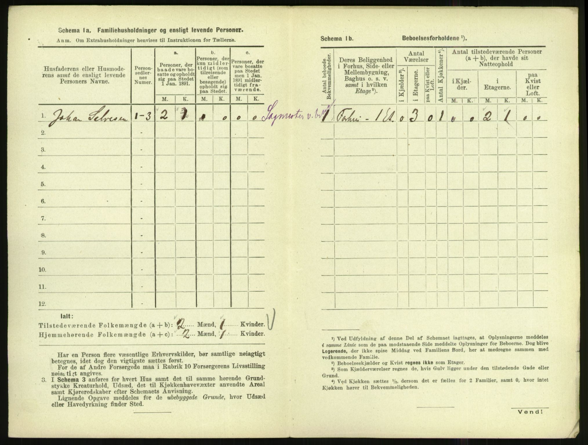 RA, Folketelling 1891 for 1002 Mandal ladested, 1891, s. 1106