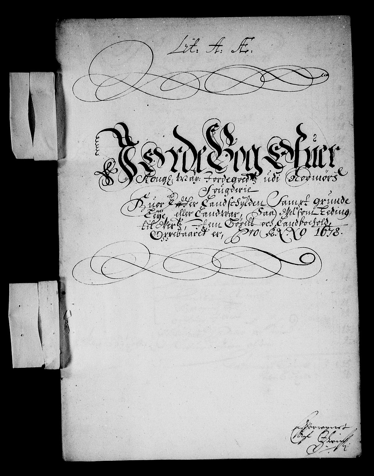 Rentekammeret inntil 1814, Reviderte regnskaper, Stiftamtstueregnskaper, Trondheim stiftamt og Nordland amt, RA/EA-6044/R/Re/L0052: Trondheim stiftamt og Nordland amt, 1678