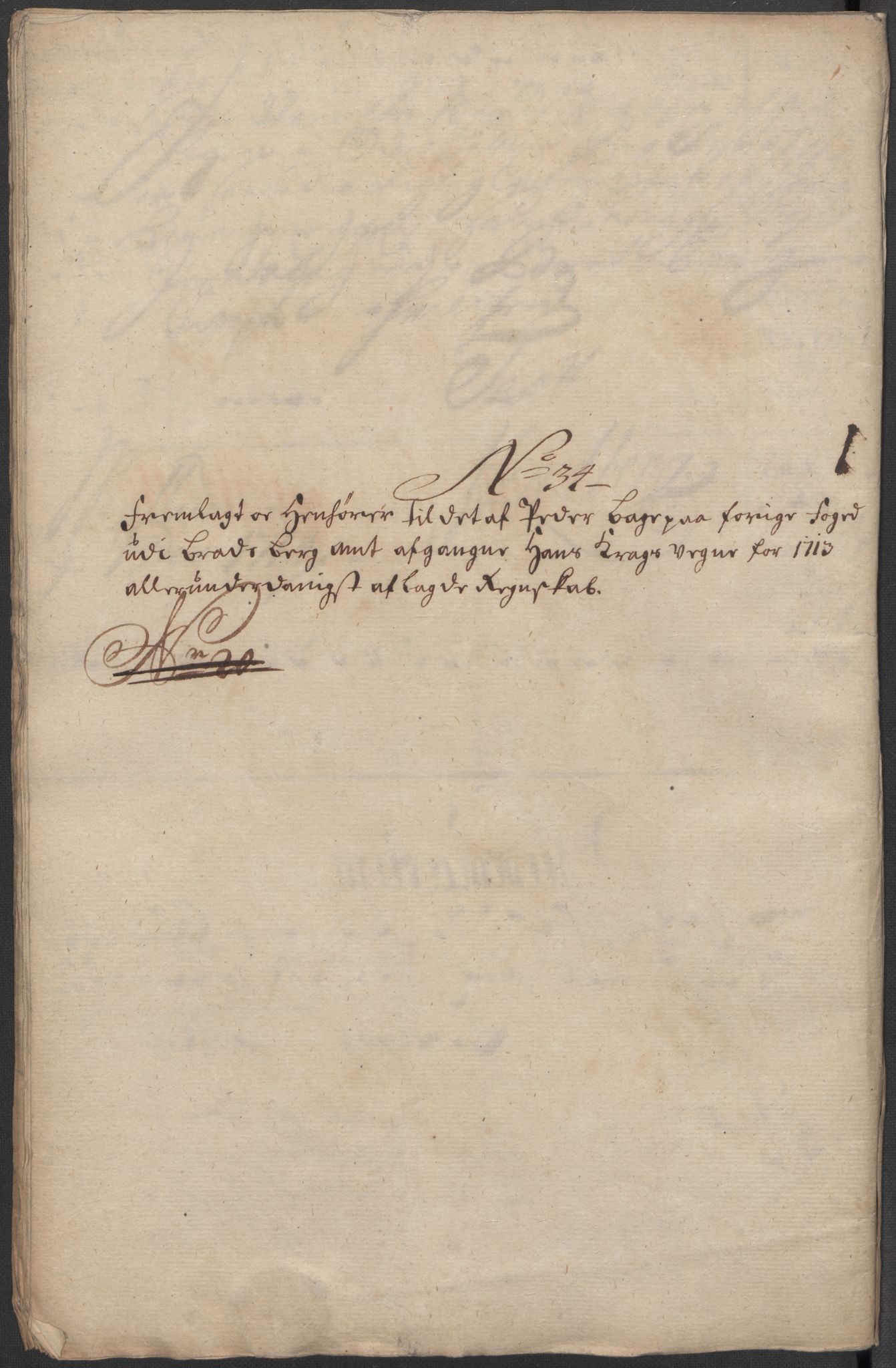 Rentekammeret inntil 1814, Reviderte regnskaper, Fogderegnskap, RA/EA-4092/R36/L2125: Fogderegnskap Øvre og Nedre Telemark og Bamble, 1713, s. 241