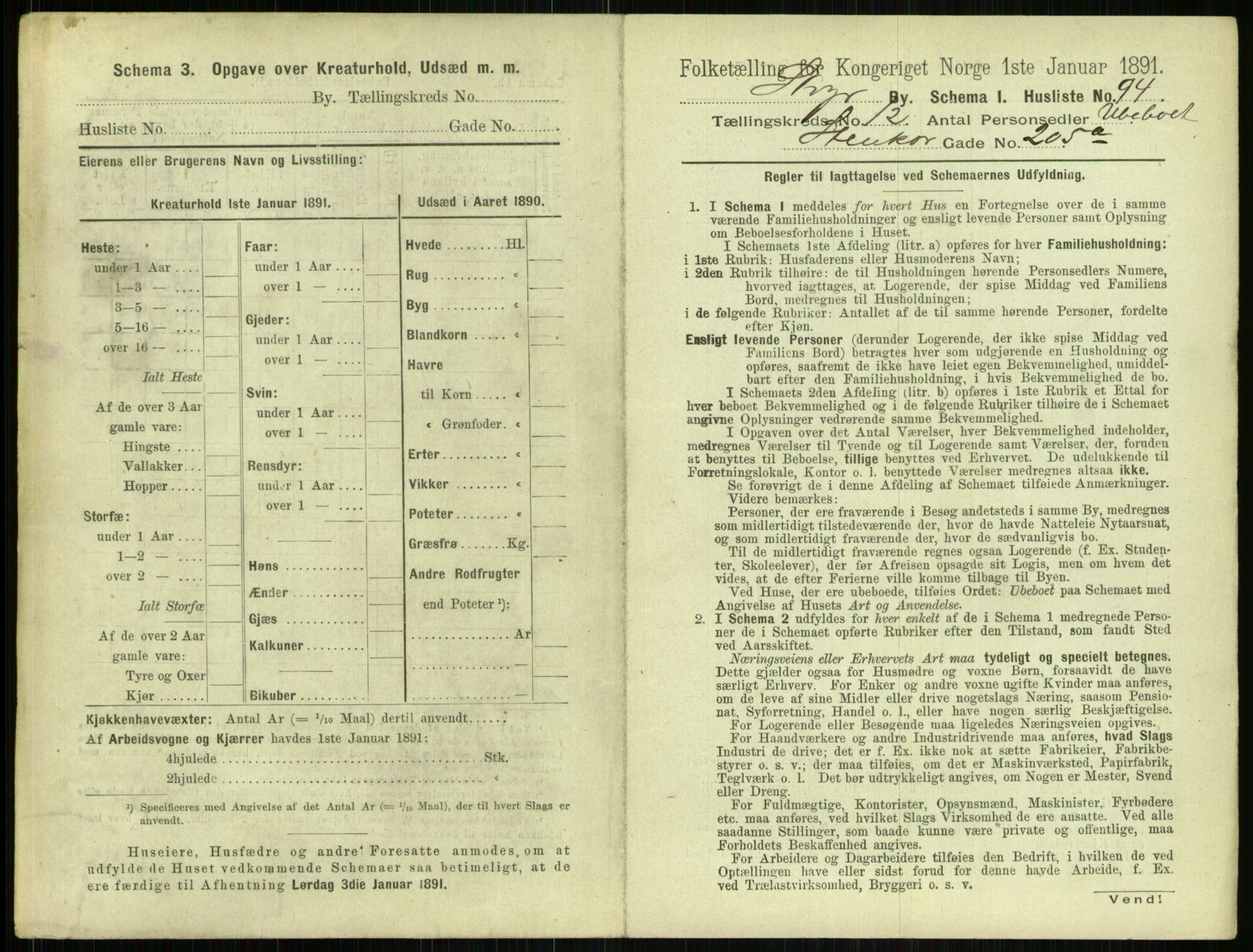 RA, Folketelling 1891 for 1103 Stavanger kjøpstad, 1891, s. 2347