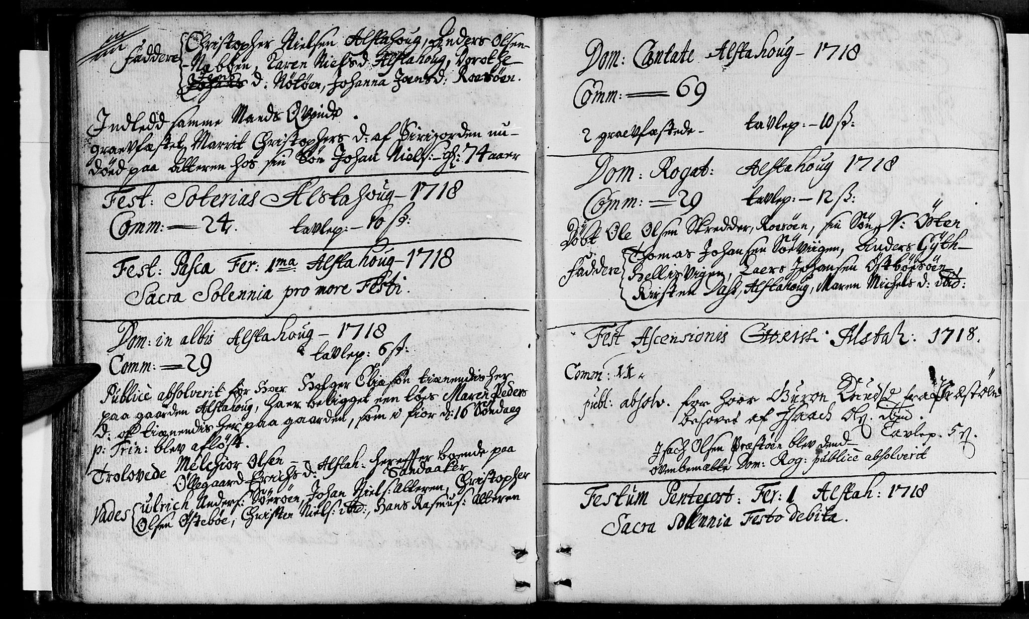 Ministerialprotokoller, klokkerbøker og fødselsregistre - Nordland, AV/SAT-A-1459/830/L0432: Ministerialbok nr. 830A01, 1714-1737