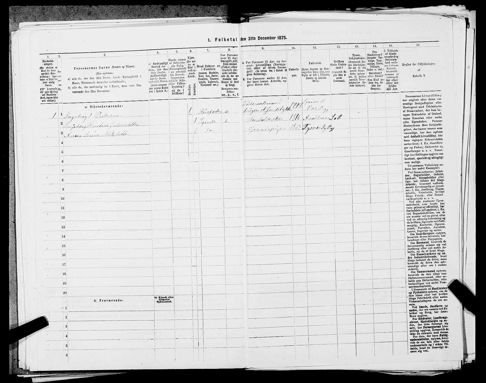 SAST, Folketelling 1875 for 1147L Avaldsnes prestegjeld, Avaldsnes sokn og Kopervik landsokn, 1875, s. 1574