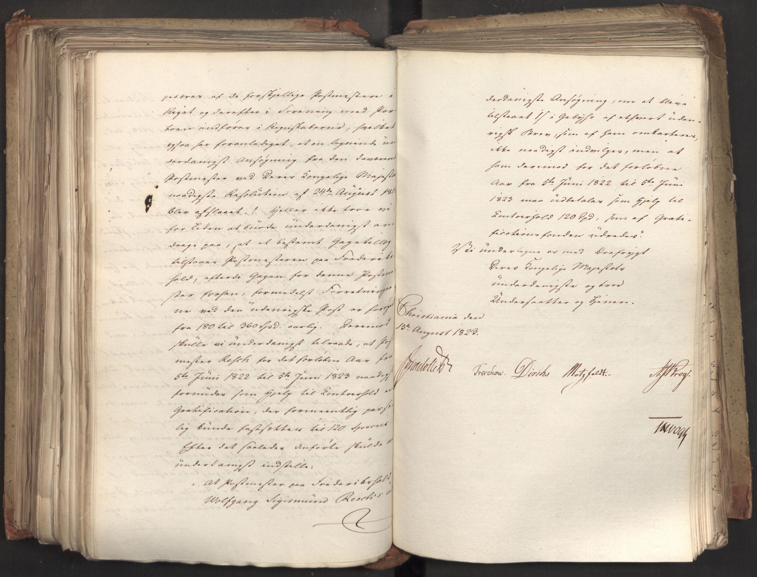 Statsrådsavdelingen i Stockholm, AV/RA-S-1003/D/Da/L0035: Regjeringsinnstillinger nr. 541-840, 1823, s. 400