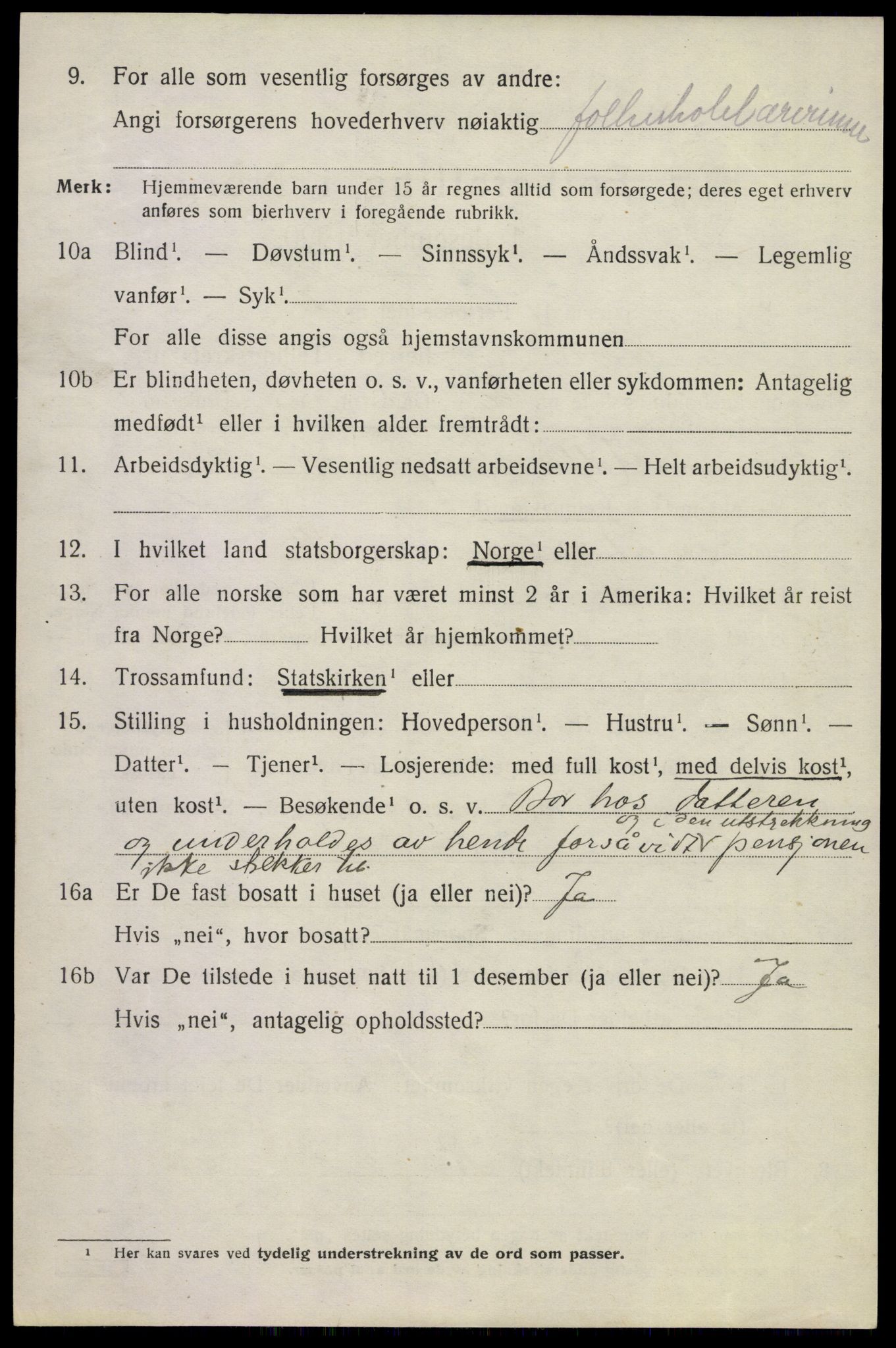 SAKO, Folketelling 1920 for 0721 Sem herred, 1920, s. 5274