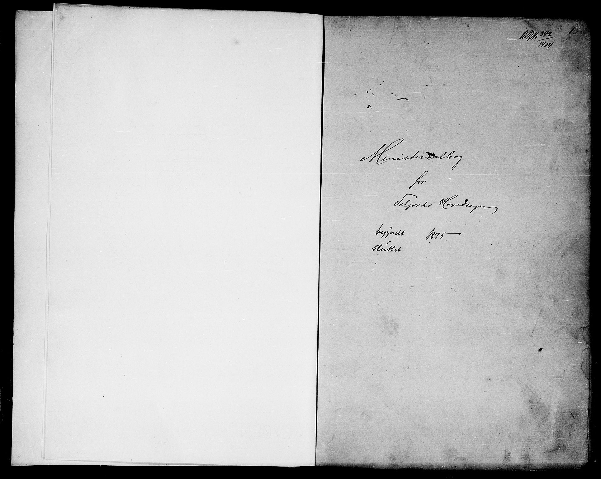 Seljord kirkebøker, SAKO/A-20/G/Ga/L0004: Klokkerbok nr. I 4, 1873-1886, s. 1