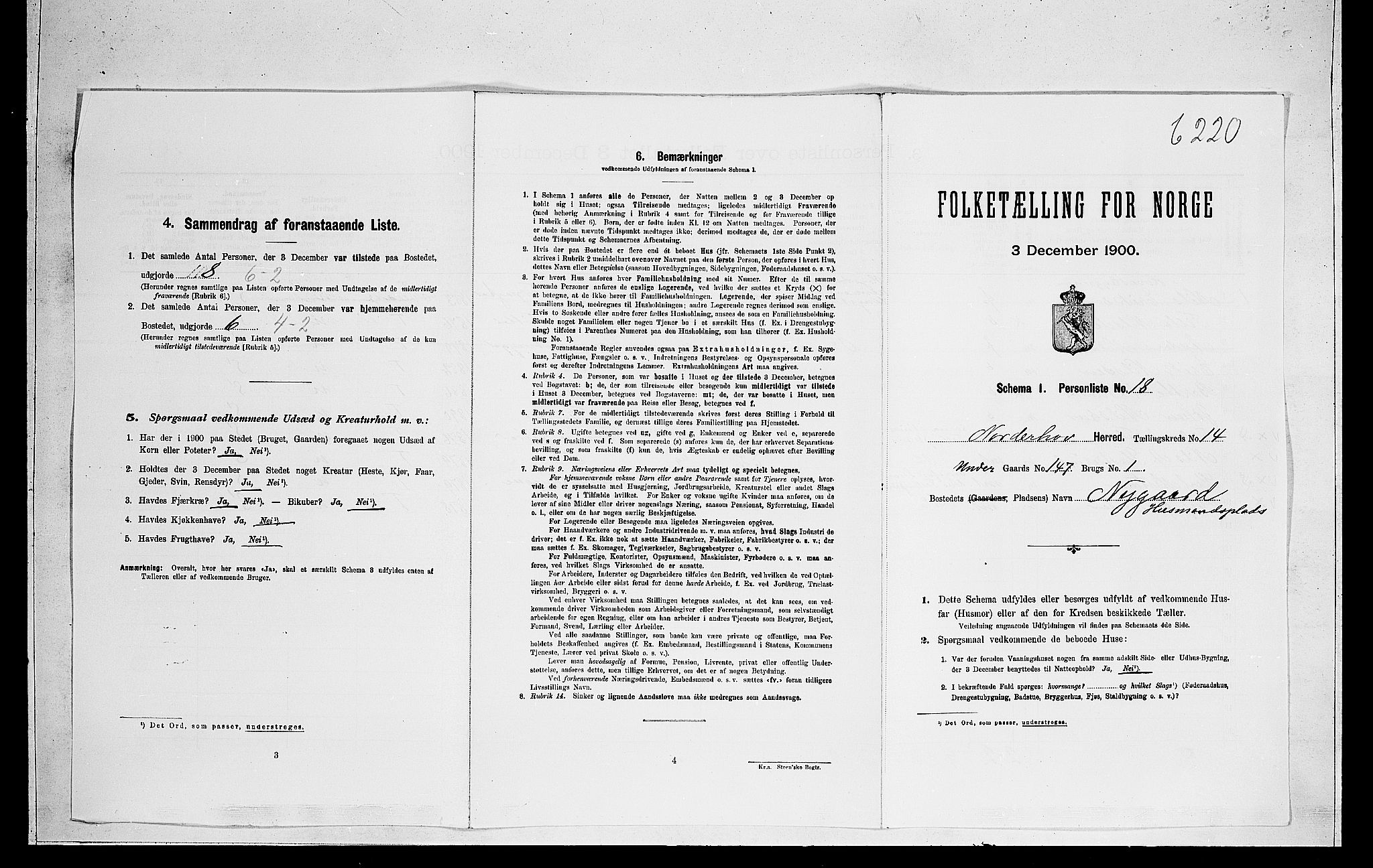 RA, Folketelling 1900 for 0613 Norderhov herred, 1900, s. 2875