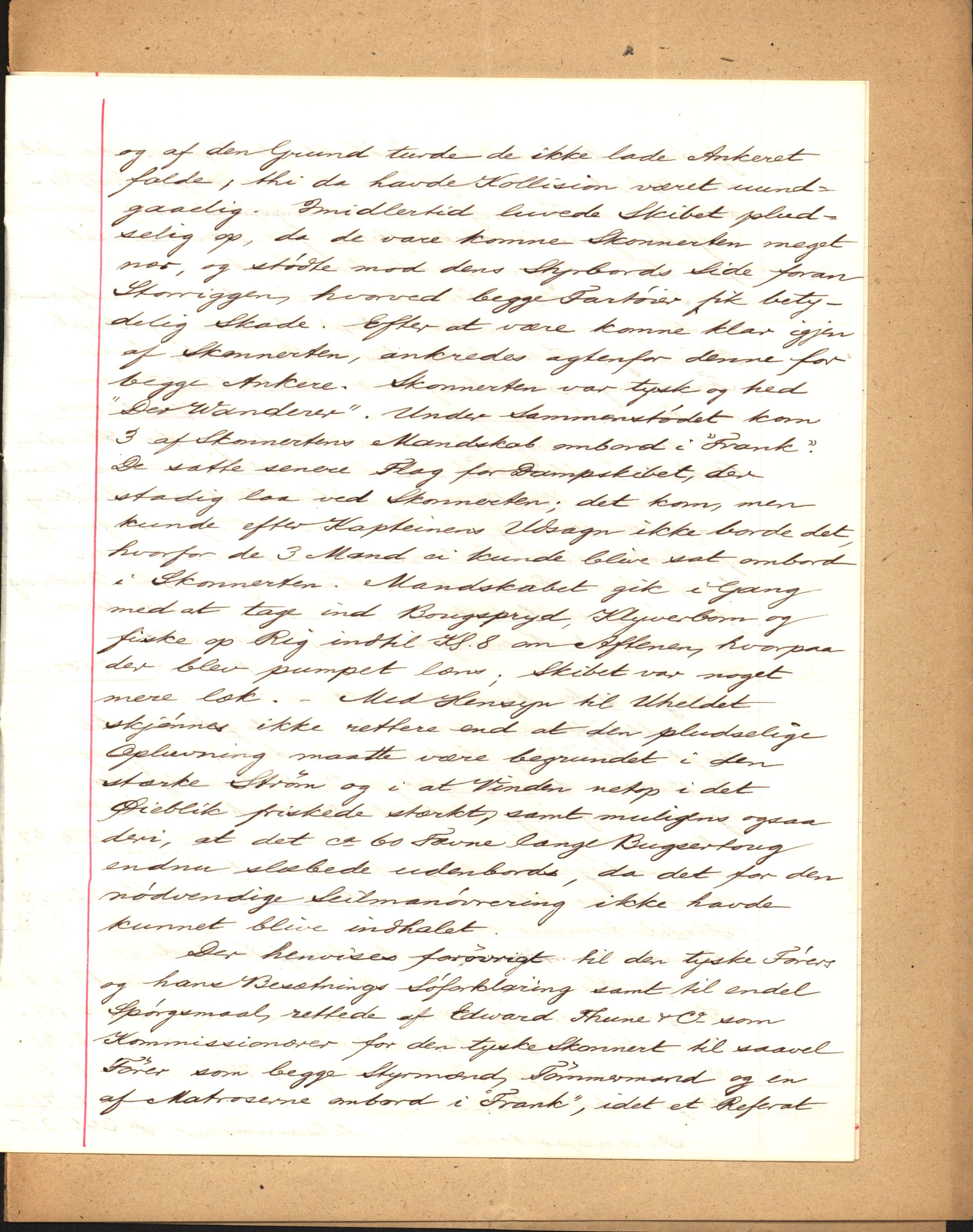 Pa 63 - Østlandske skibsassuranceforening, VEMU/A-1079/G/Ga/L0014/0004: Havaridokumenter / Bertrand, Frigga, Frank, Nordafjeld, 1881, s. 106