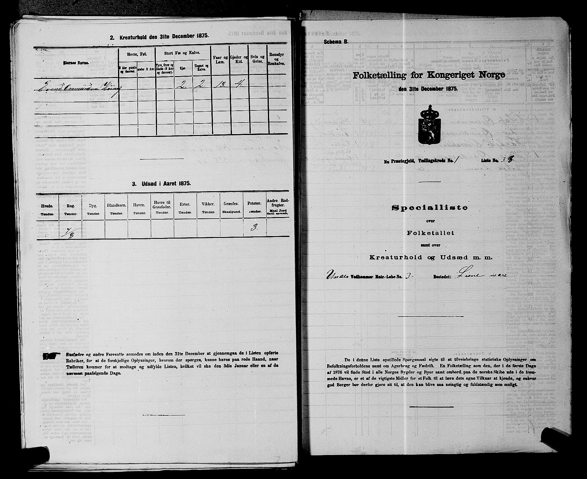 SAKO, Folketelling 1875 for 0832P Mo prestegjeld, 1875, s. 118