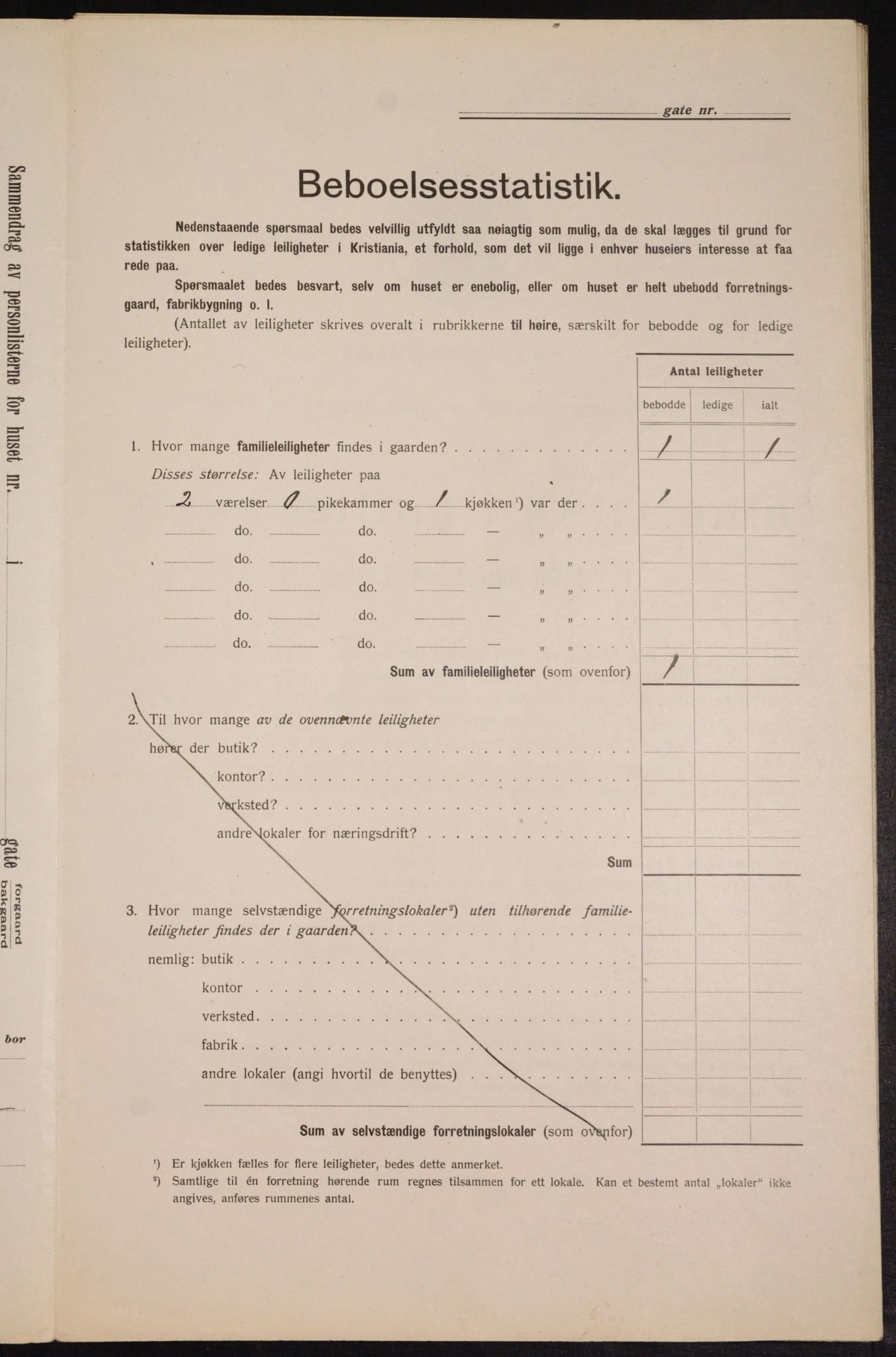 OBA, Kommunal folketelling 1.2.1913 for Kristiania, 1913, s. 103655