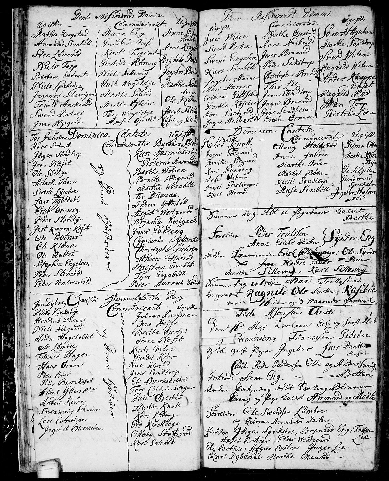 Aremark prestekontor Kirkebøker, SAO/A-10899/F/Fb/L0001: Ministerialbok nr.  II 1, 1738-1745