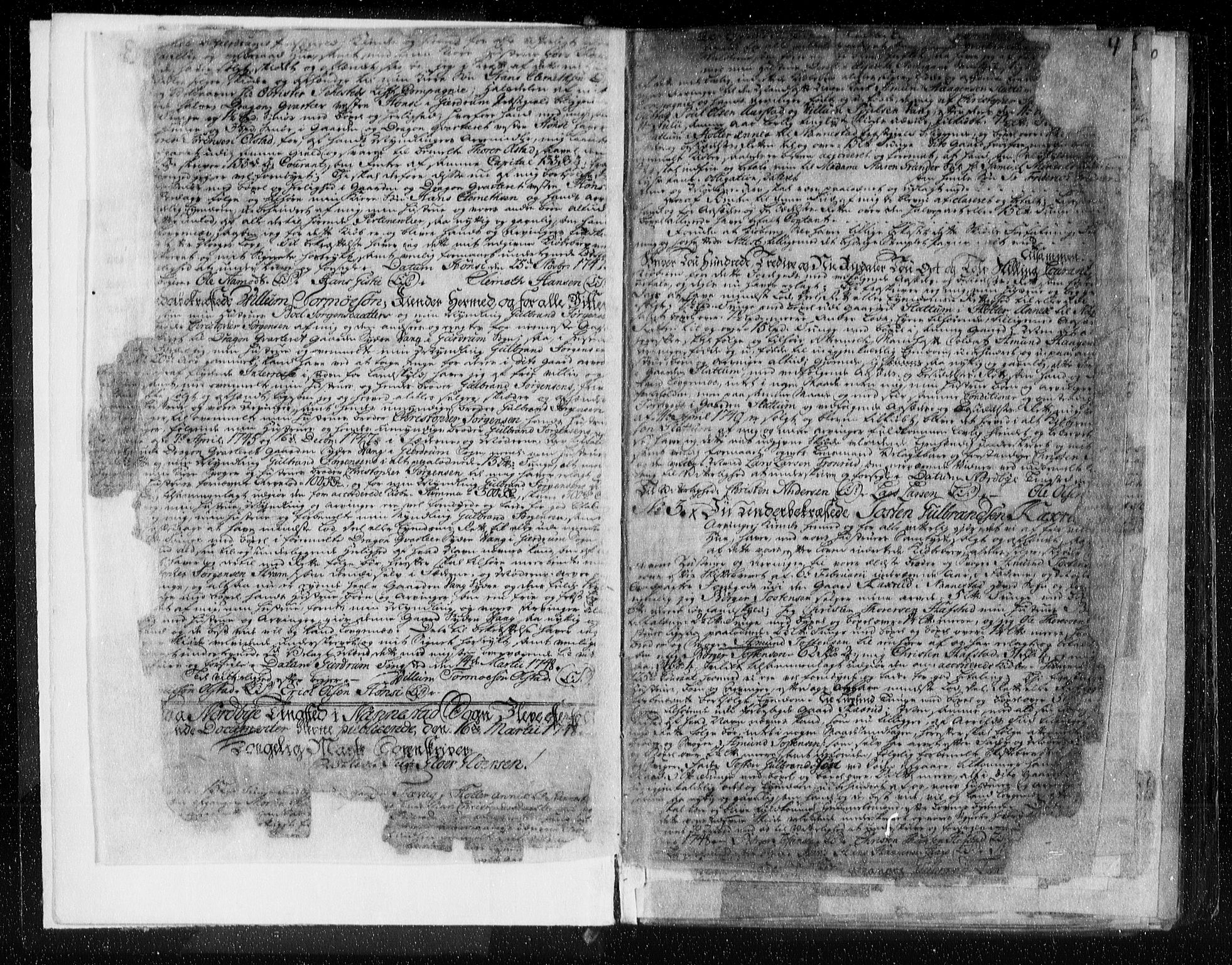 Øvre Romerike sorenskriveri, SAO/A-10649/G/Gb/L0001a: Pantebok nr. 1a, 1748-1756, s. 4