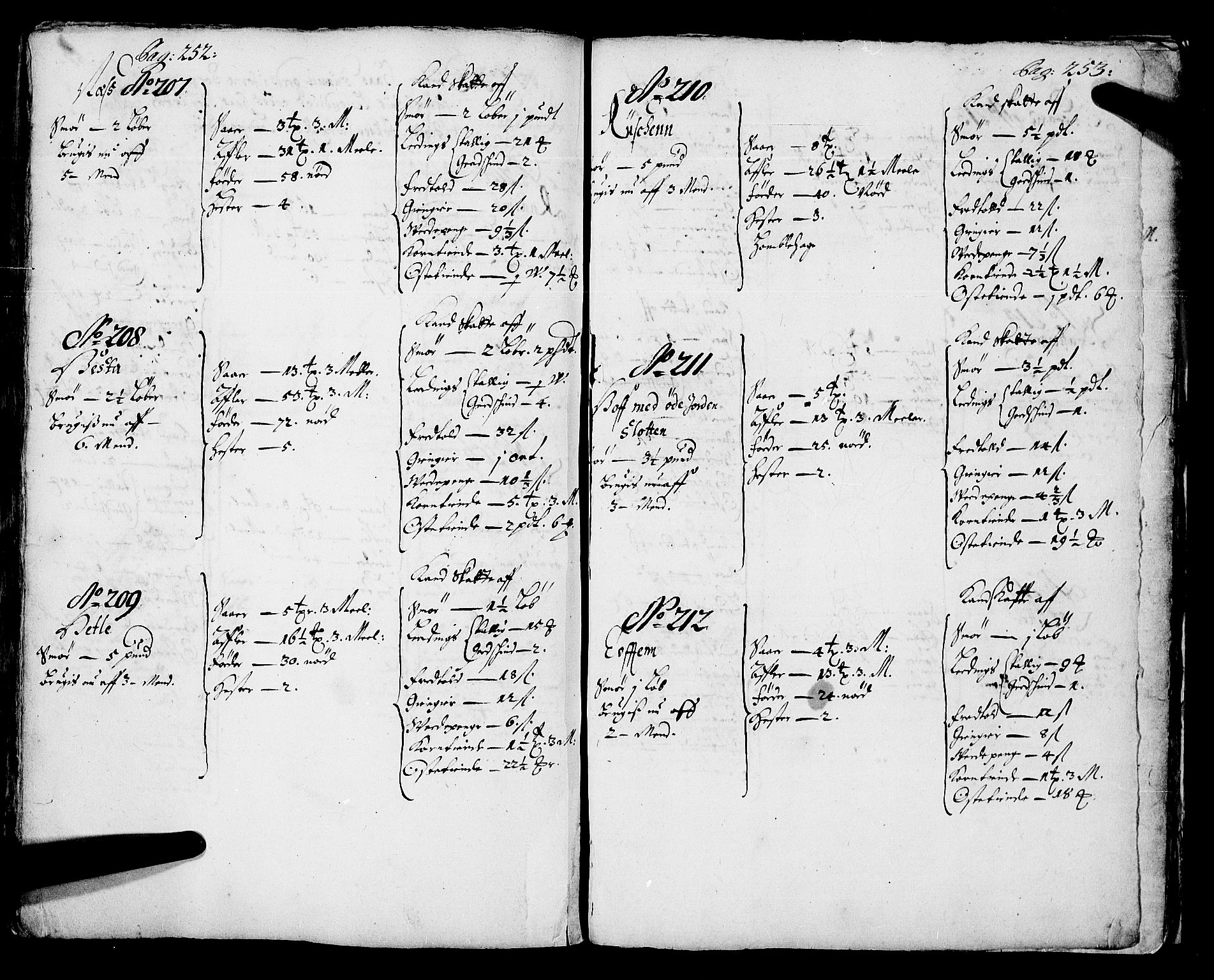 Rentekammeret inntil 1814, Realistisk ordnet avdeling, AV/RA-EA-4070/N/Nb/Nba/L0043: Sunnfjord fogderi, 1667, s. 252-253