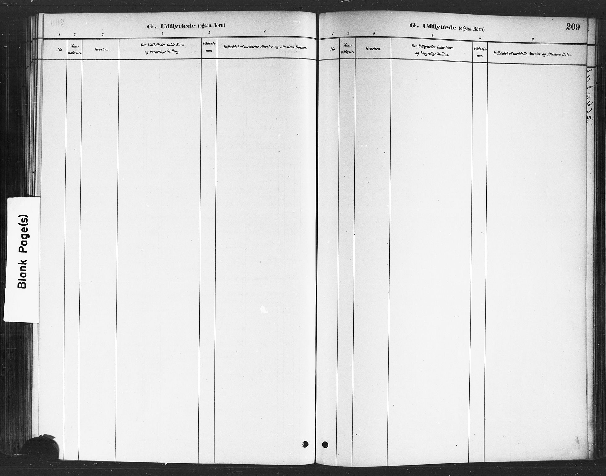 Rødenes prestekontor Kirkebøker, SAO/A-2005/F/Fa/L0009: Ministerialbok nr. I 9, 1880-1889, s. 209