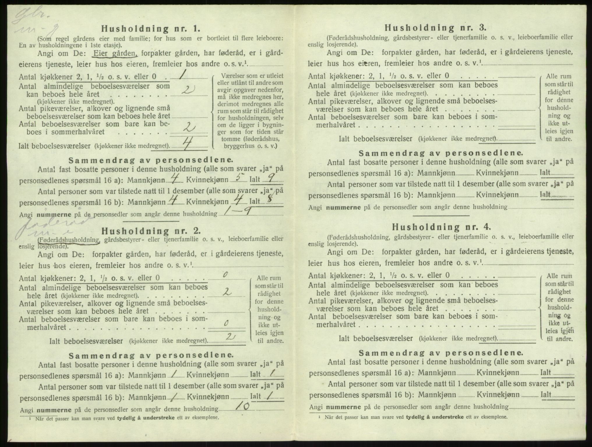 SAB, Folketelling 1920 for 1420 Sogndal herred, 1920, s. 805