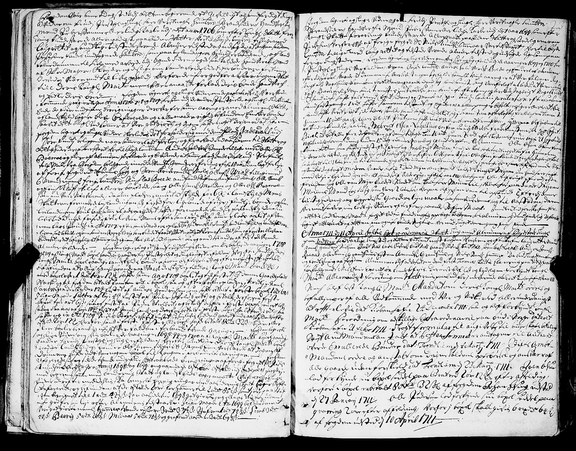 Inderøy sorenskriveri, AV/SAT-A-4147/1/1/1A/L0007: Tingbok, 1710-1720, s. 23