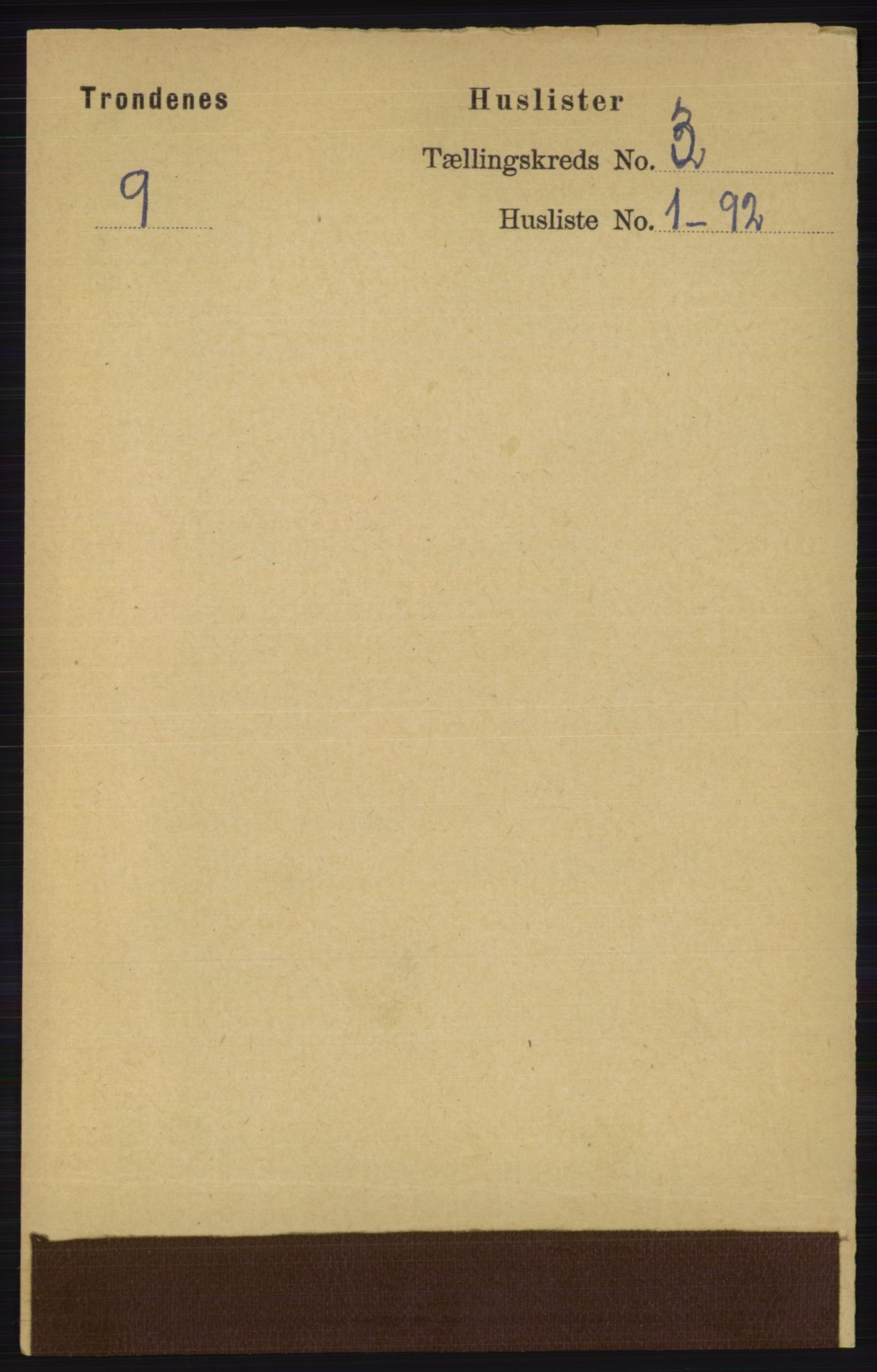 RA, Folketelling 1891 for 1914 Trondenes herred, 1891, s. 1107