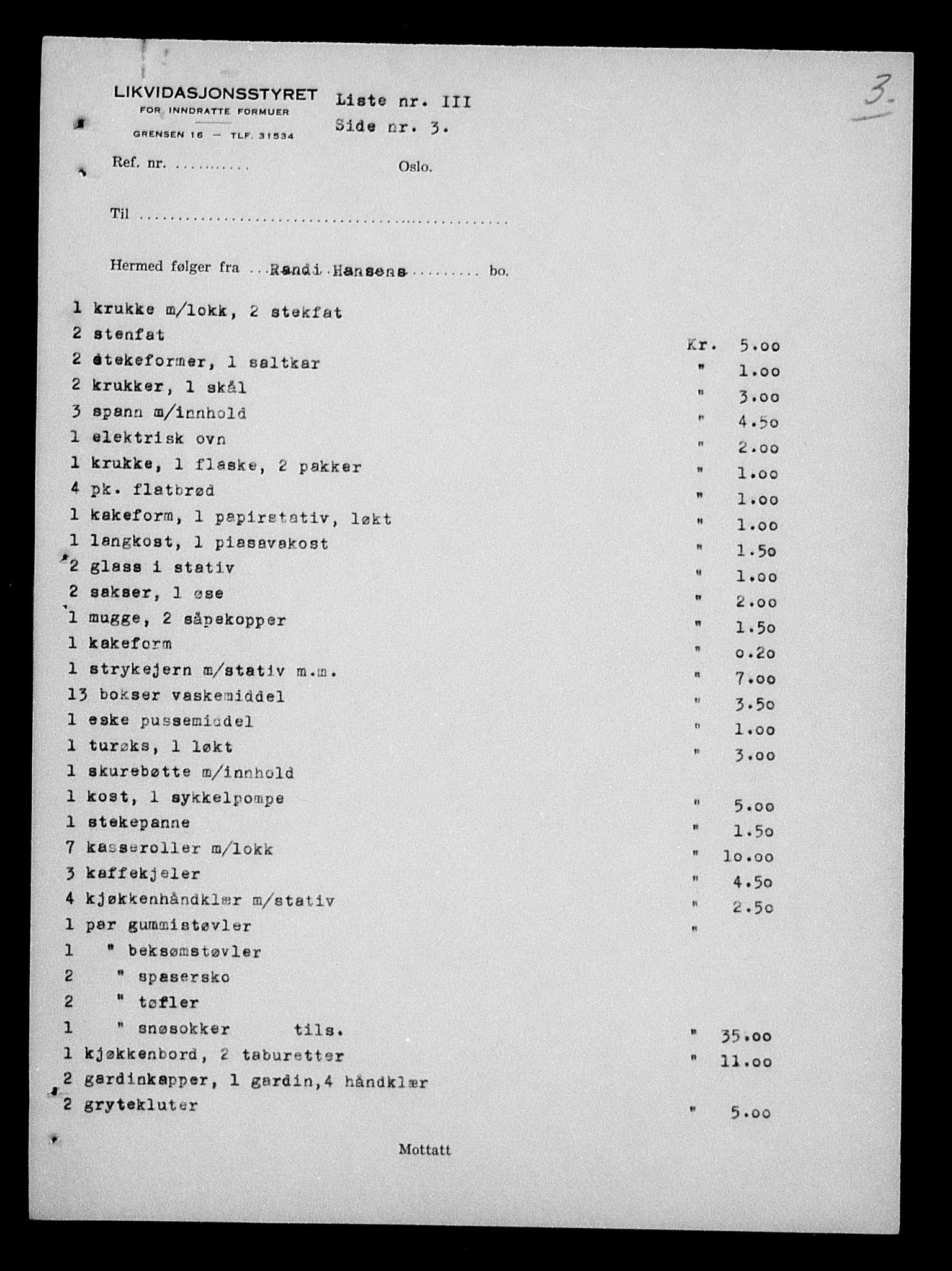 Justisdepartementet, Tilbakeføringskontoret for inndratte formuer, AV/RA-S-1564/H/Hc/Hcd/L0990: --, 1945-1947, s. 551
