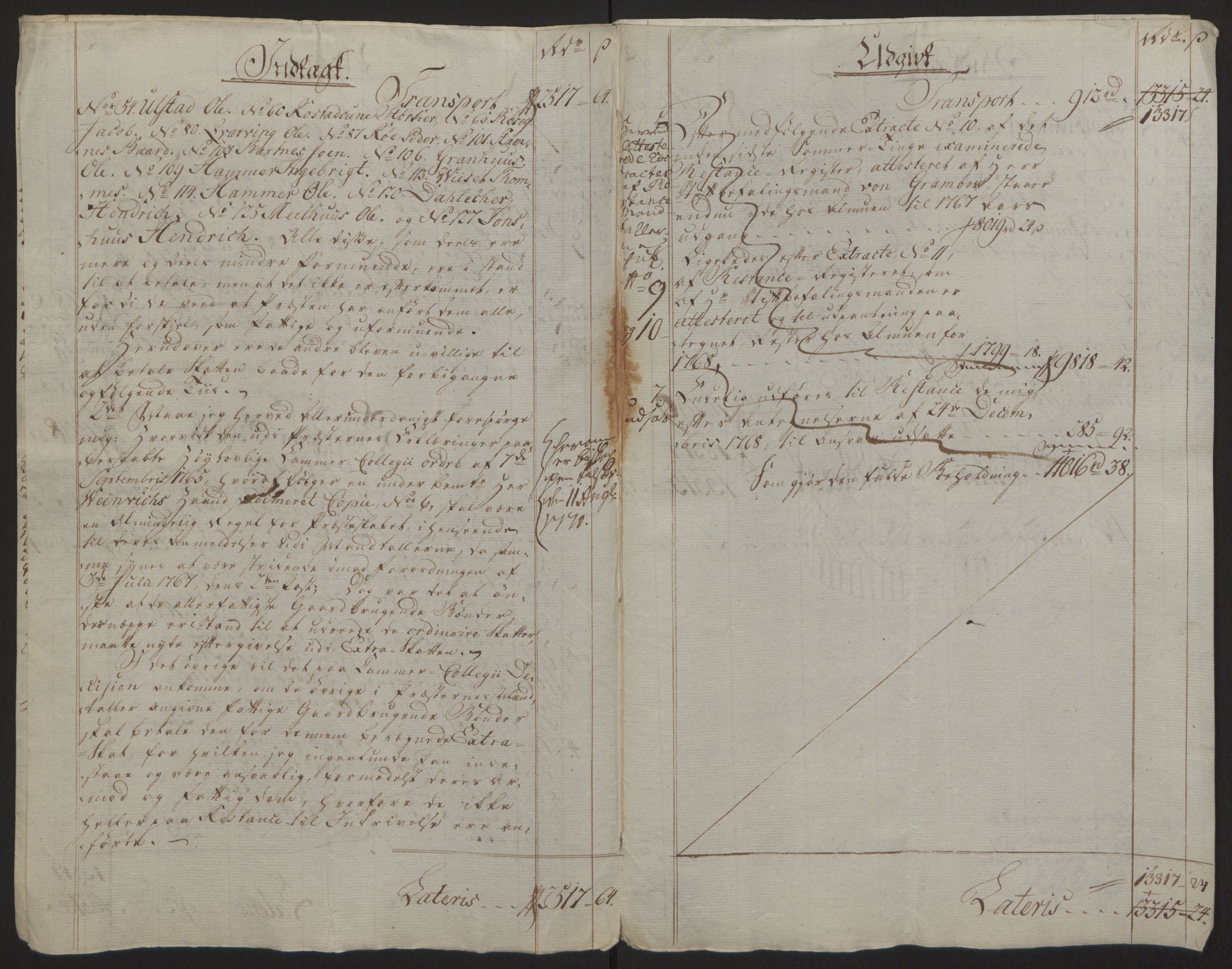 Rentekammeret inntil 1814, Reviderte regnskaper, Fogderegnskap, AV/RA-EA-4092/R63/L4420: Ekstraskatten Inderøy, 1762-1772, s. 237