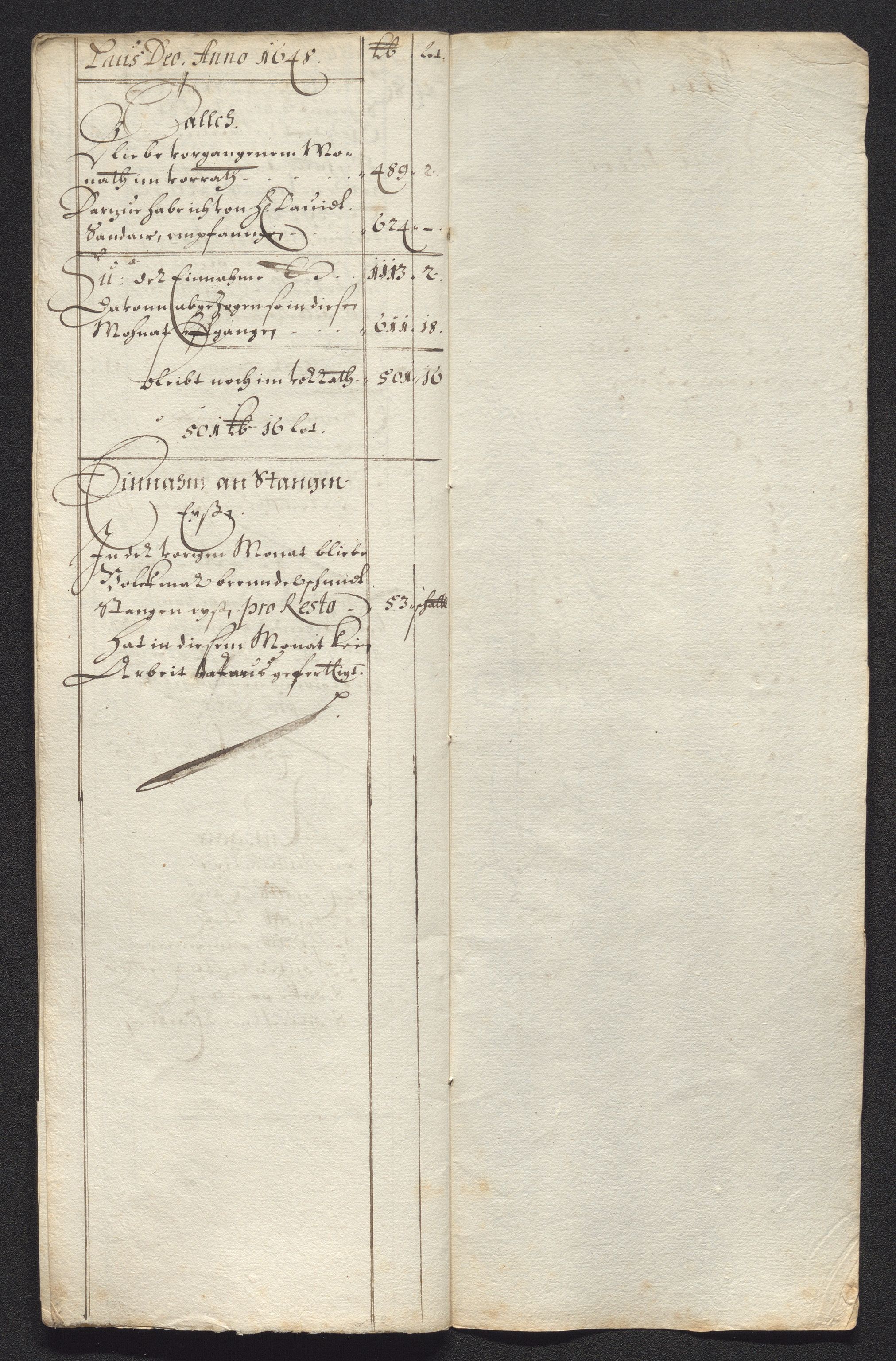 Kongsberg Sølvverk 1623-1816, AV/SAKO-EA-3135/001/D/Dc/Dcd/L0022: Utgiftsregnskap for gruver m.m., 1647-1648, s. 853
