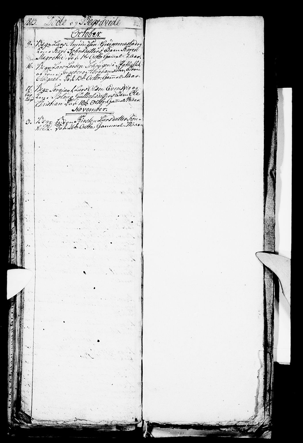 Bamble kirkebøker, SAKO/A-253/G/Ga/L0004: Klokkerbok nr. I 4, 1808-1814