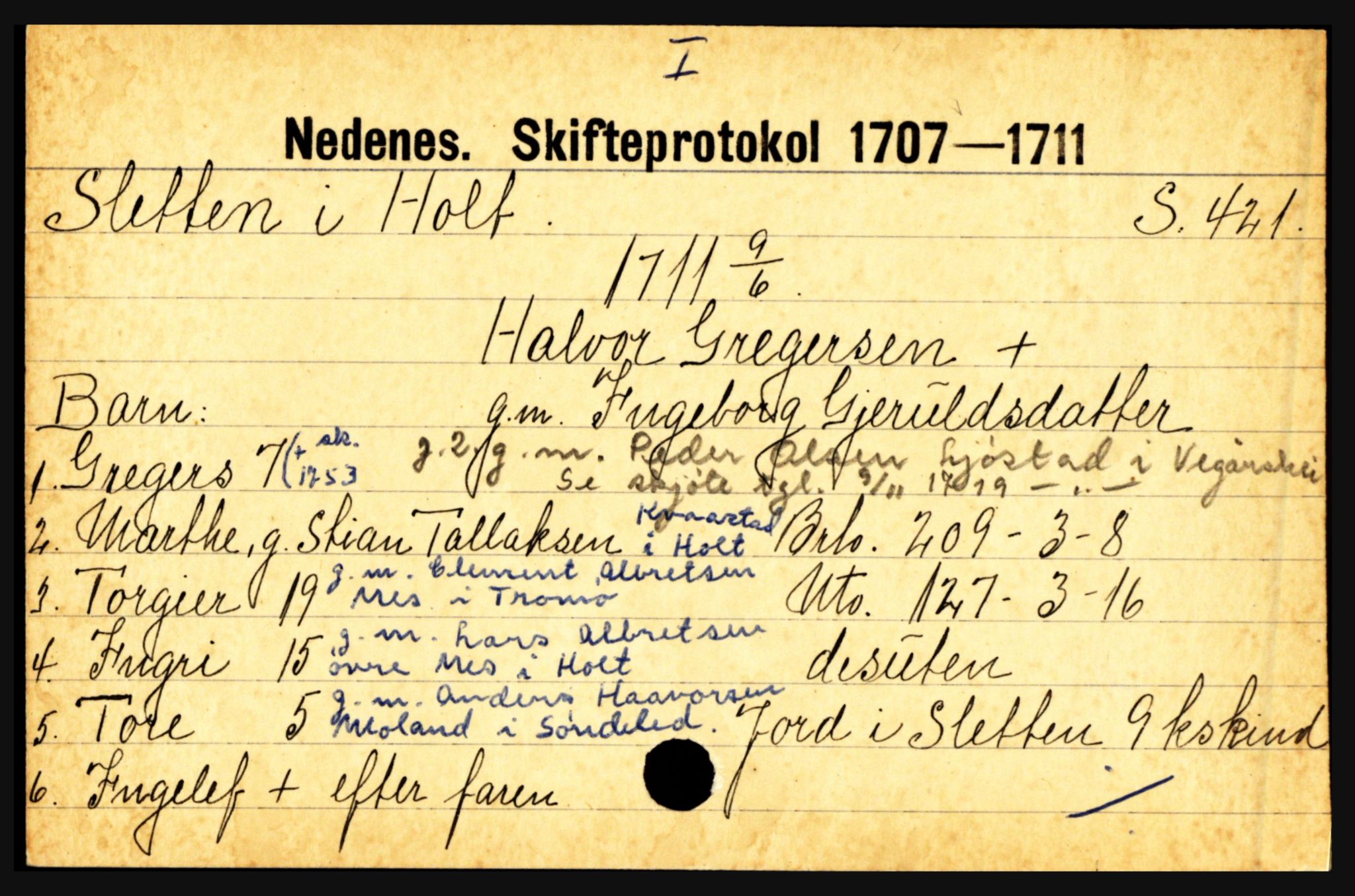 Nedenes sorenskriveri før 1824, AV/SAK-1221-0007/H, s. 27315