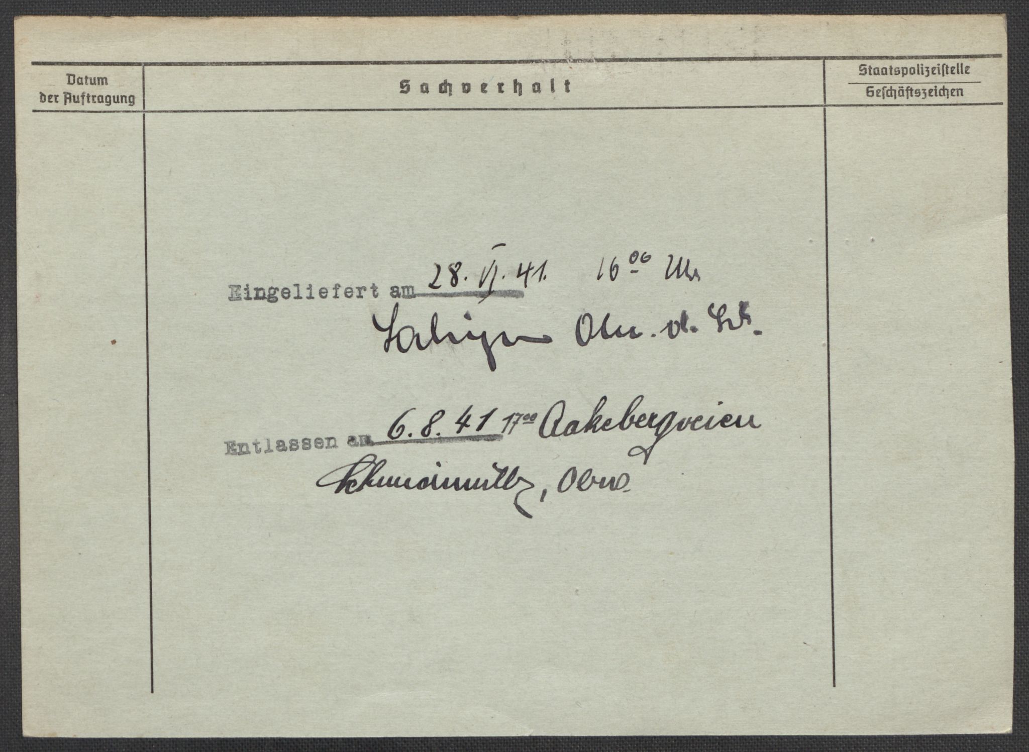 Befehlshaber der Sicherheitspolizei und des SD, AV/RA-RAFA-5969/E/Ea/Eaa/L0006: Register over norske fanger i Møllergata 19: Kj-Lund, 1940-1945, s. 976