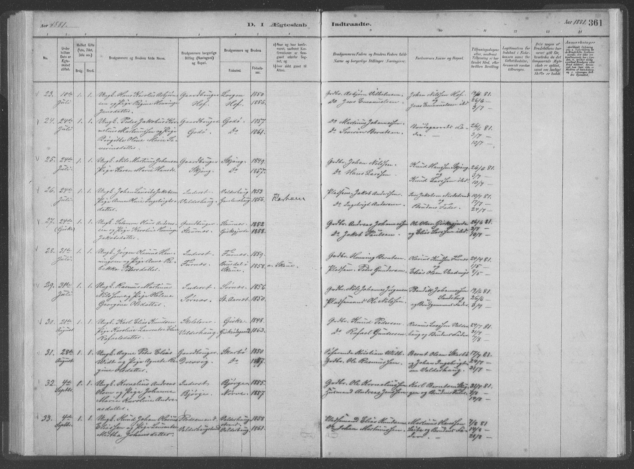 Ministerialprotokoller, klokkerbøker og fødselsregistre - Møre og Romsdal, SAT/A-1454/528/L0402: Ministerialbok nr. 528A12II, 1880-1903, s. 361