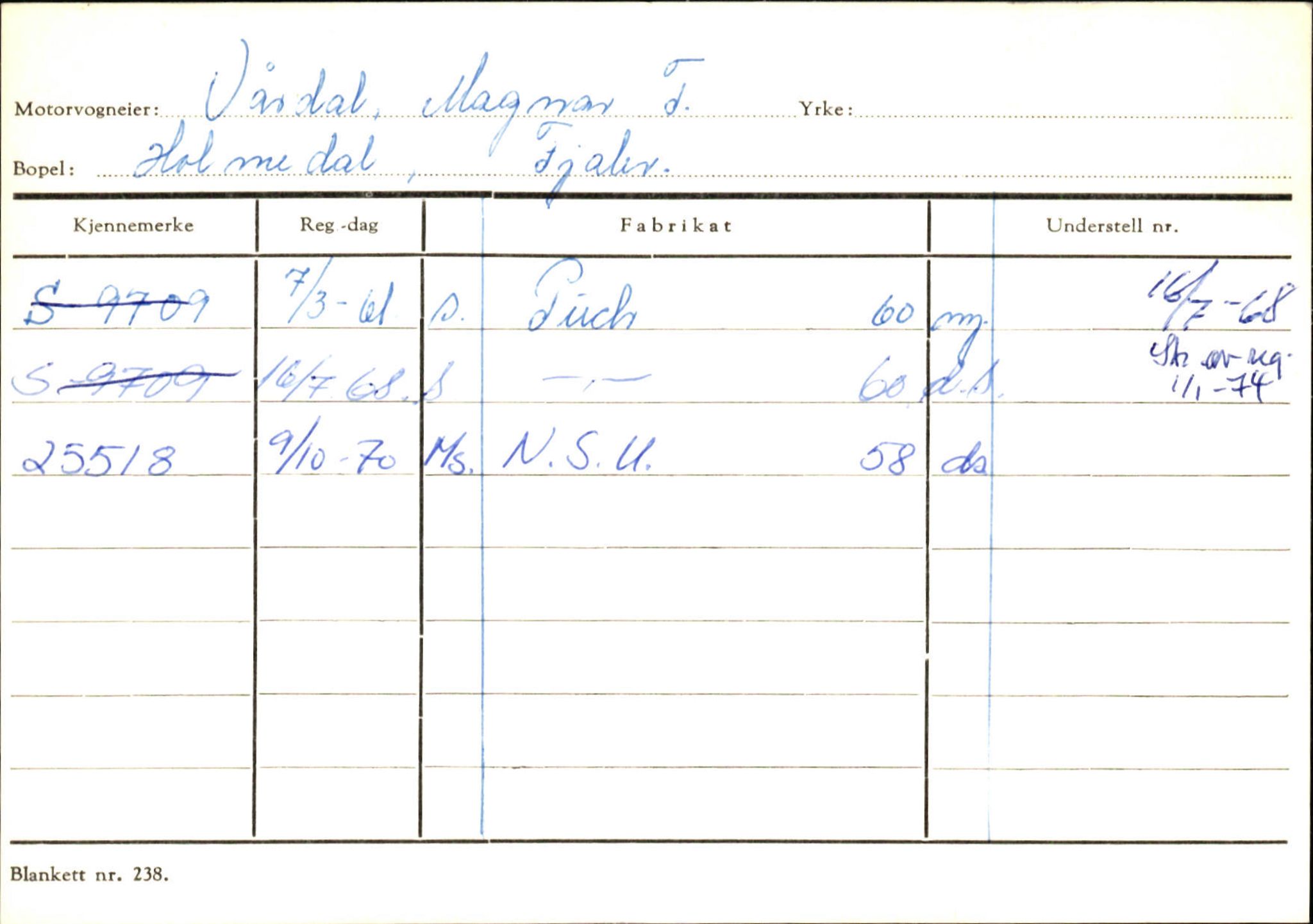 Statens vegvesen, Sogn og Fjordane vegkontor, AV/SAB-A-5301/4/F/L0126: Eigarregister Fjaler M-Å. Leikanger A-Å, 1945-1975, s. 638