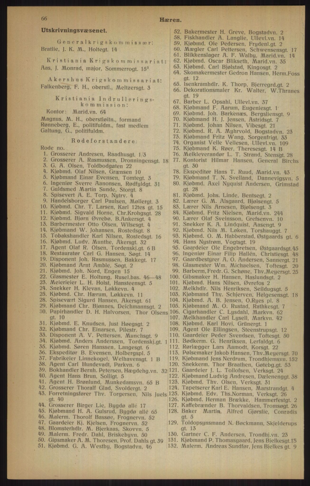 Kristiania/Oslo adressebok, PUBL/-, 1915, s. 66