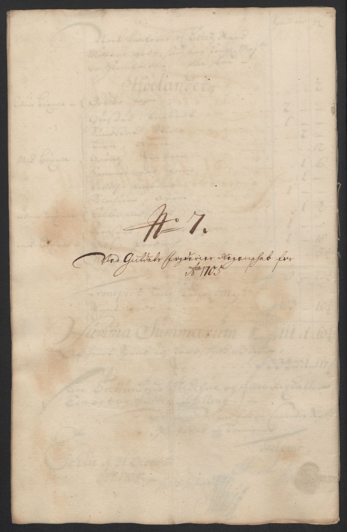 Rentekammeret inntil 1814, Reviderte regnskaper, Fogderegnskap, RA/EA-4092/R60/L3955: Fogderegnskap Orkdal og Gauldal, 1705, s. 368