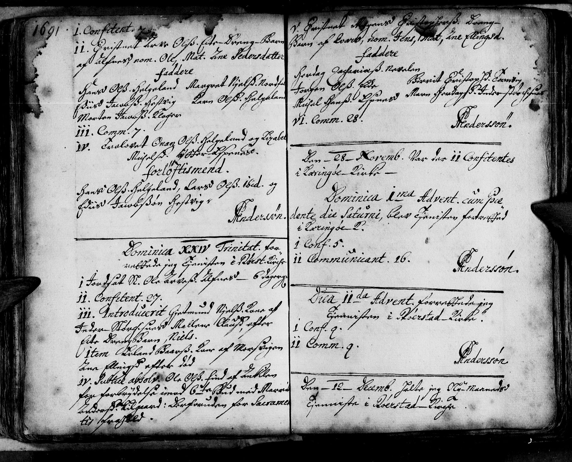 Ministerialprotokoller, klokkerbøker og fødselsregistre - Nordland, AV/SAT-A-1459/853/L0763: Ministerialbok nr. 853A02, 1688-1697
