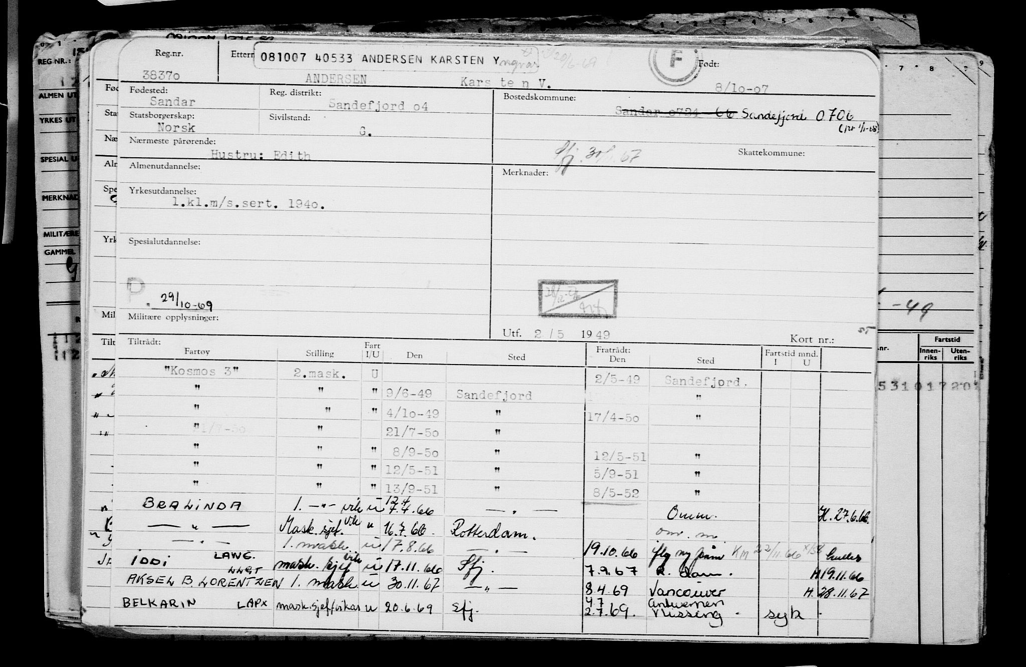 Direktoratet for sjømenn, AV/RA-S-3545/G/Gb/L0073: Hovedkort, 1907, s. 554