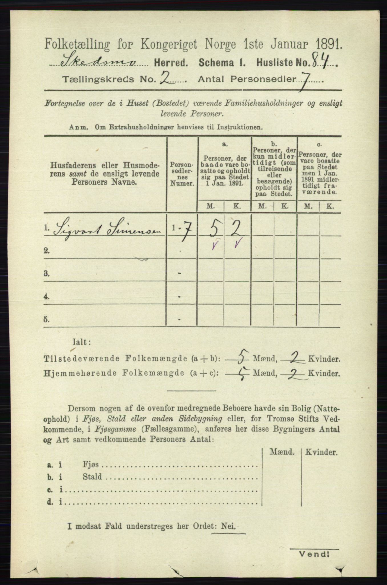 RA, Folketelling 1891 for 0231 Skedsmo herred, 1891, s. 595