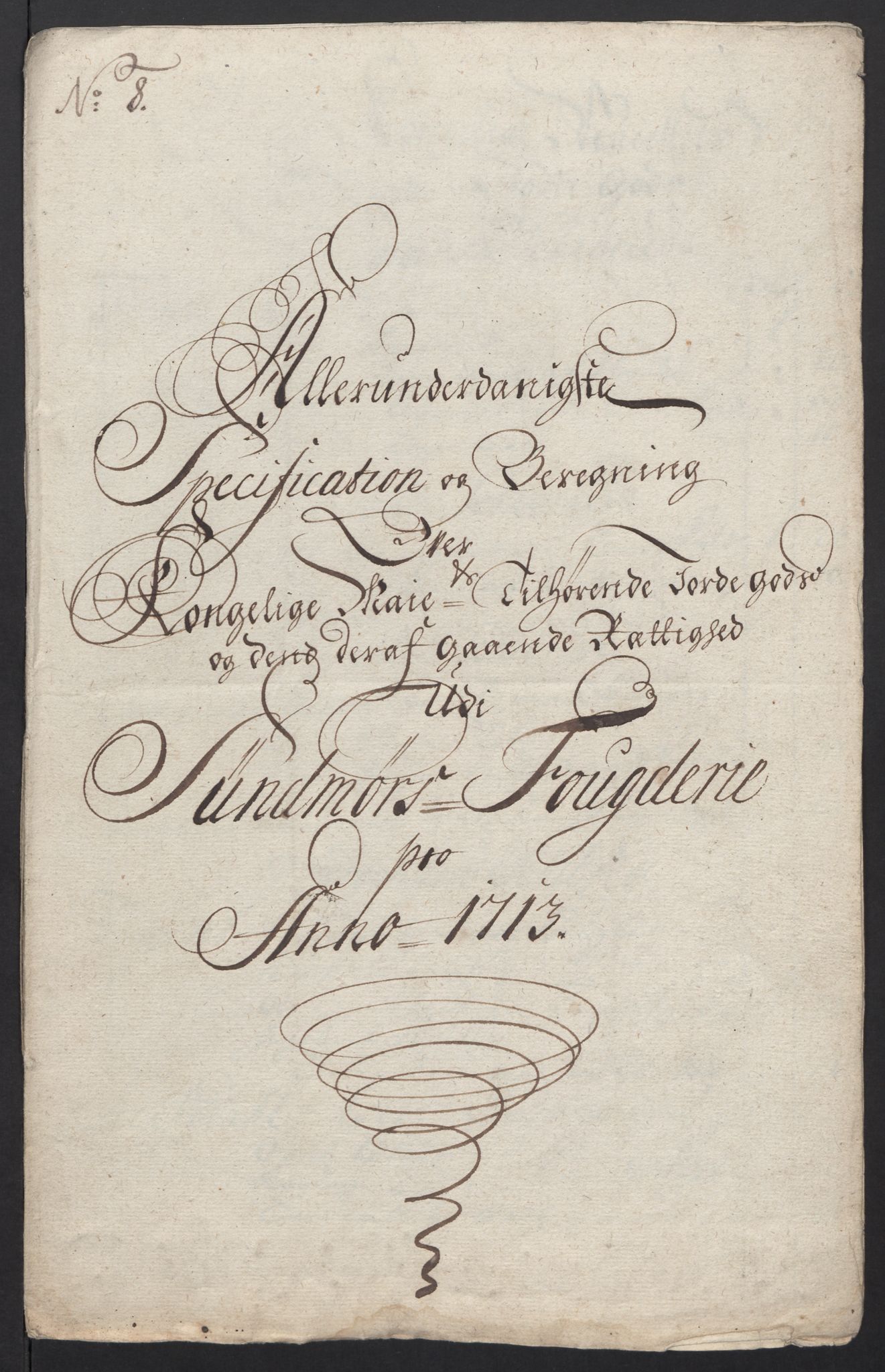 Rentekammeret inntil 1814, Reviderte regnskaper, Fogderegnskap, AV/RA-EA-4092/R54/L3565: Fogderegnskap Sunnmøre, 1712-1713, s. 461