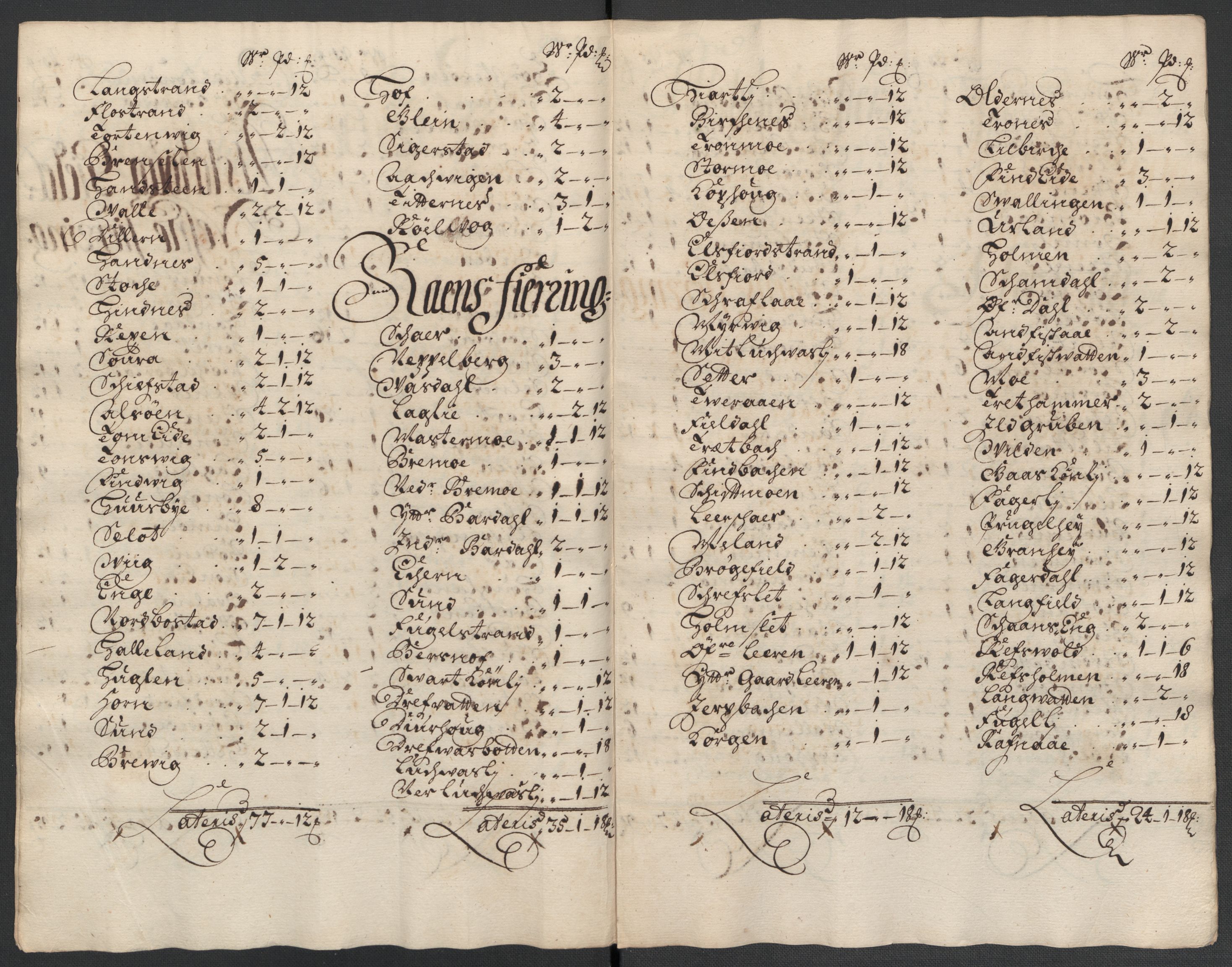 Rentekammeret inntil 1814, Reviderte regnskaper, Fogderegnskap, AV/RA-EA-4092/R65/L4508: Fogderegnskap Helgeland, 1702-1705, s. 90