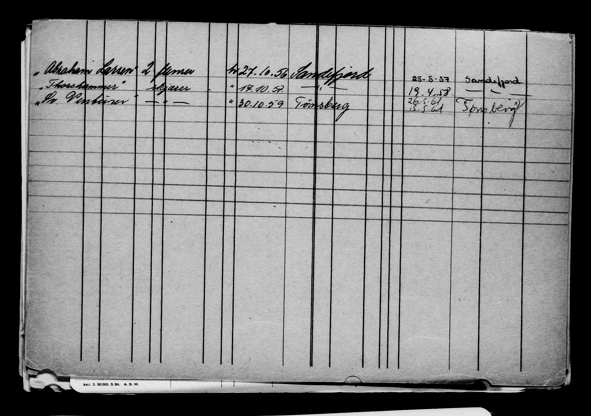 Direktoratet for sjømenn, AV/RA-S-3545/G/Gb/L0204: Hovedkort, 1922, s. 146