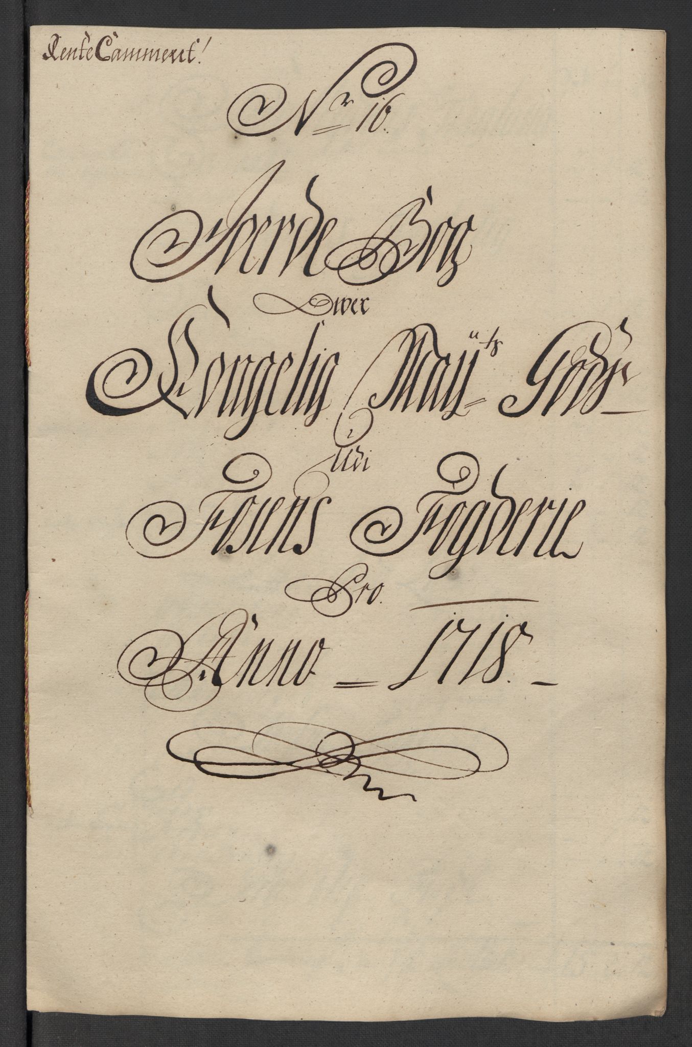 Rentekammeret inntil 1814, Reviderte regnskaper, Fogderegnskap, RA/EA-4092/R57/L3866: Fogderegnskap Fosen, 1718, s. 150