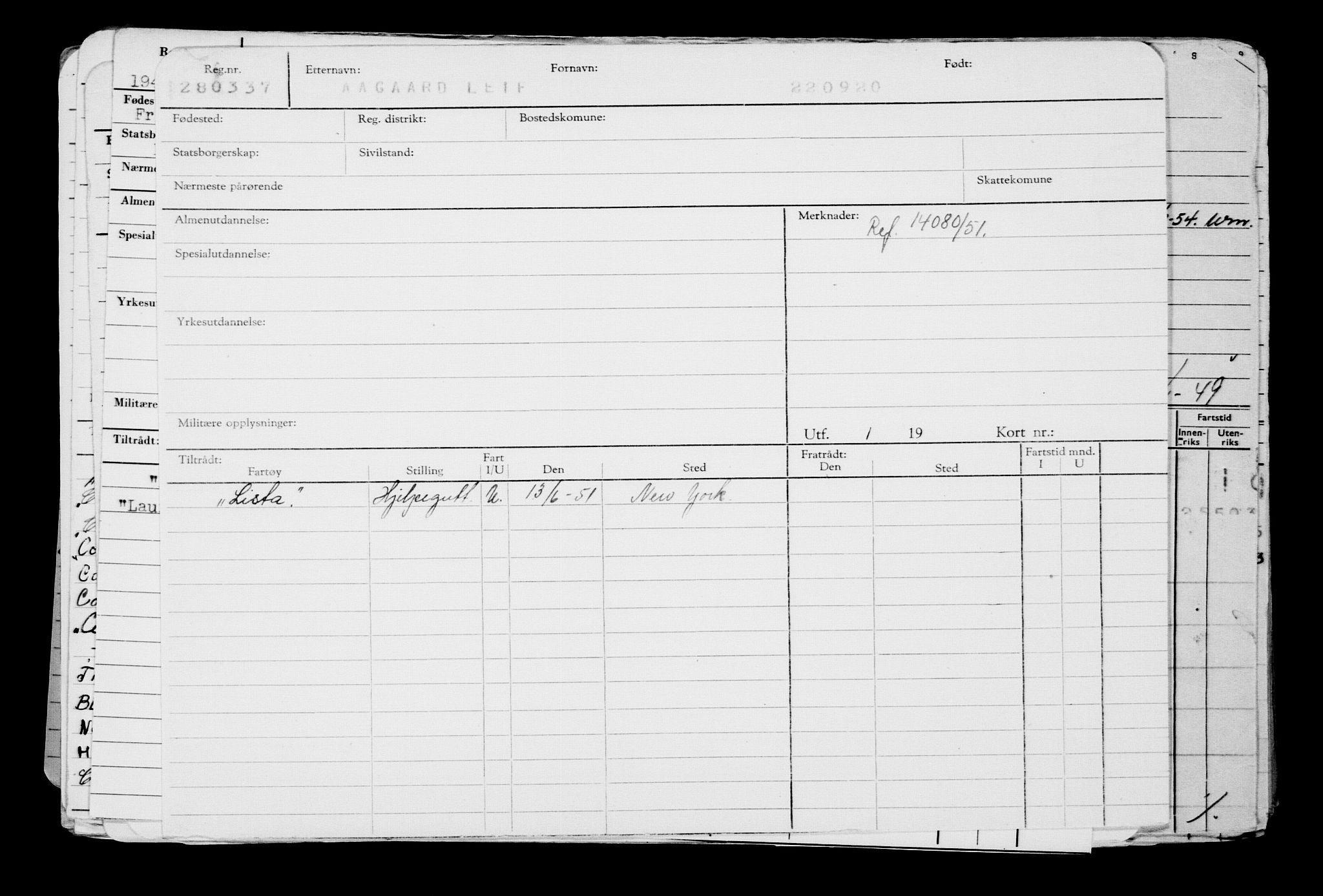 Direktoratet for sjømenn, AV/RA-S-3545/G/Gb/L0185: Hovedkort, 1920, s. 615