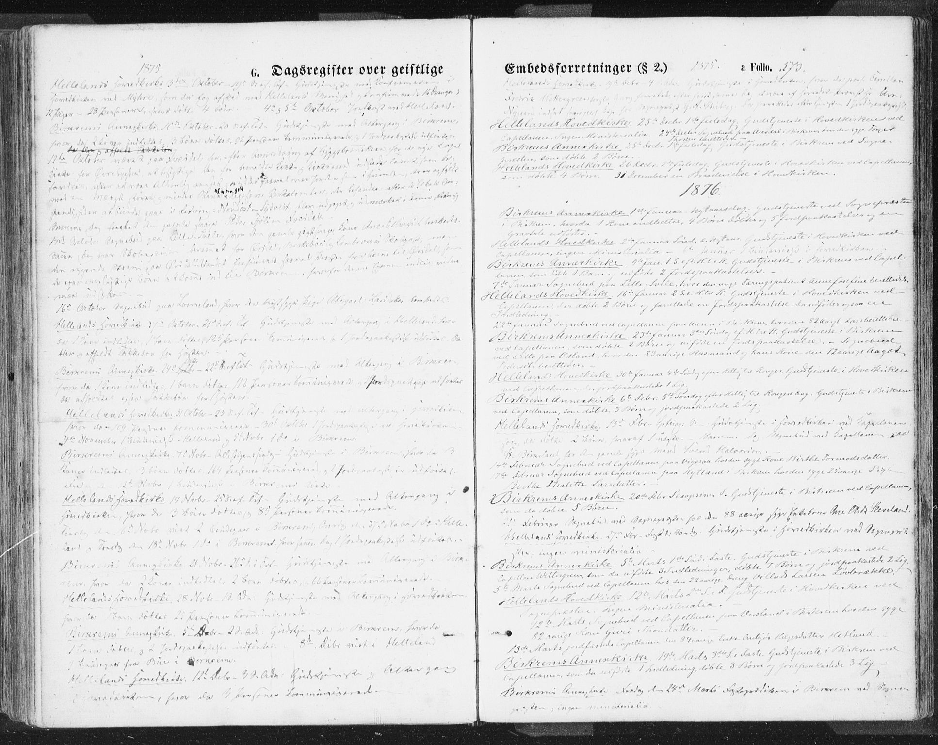 Helleland sokneprestkontor, SAST/A-101810: Ministerialbok nr. A 7.2, 1863-1886, s. 573
