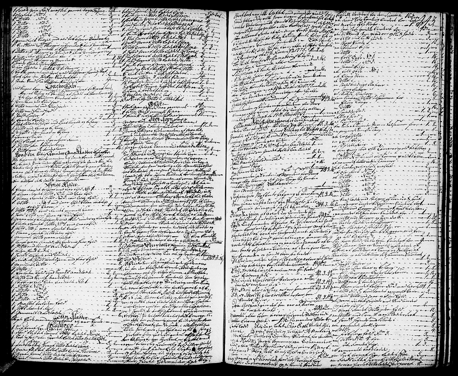 Orkdal sorenskriveri, SAT/A-4169/1/3/3Aa/L0007: Skifteprotokoller, 1767-1782, s. 442b-443a