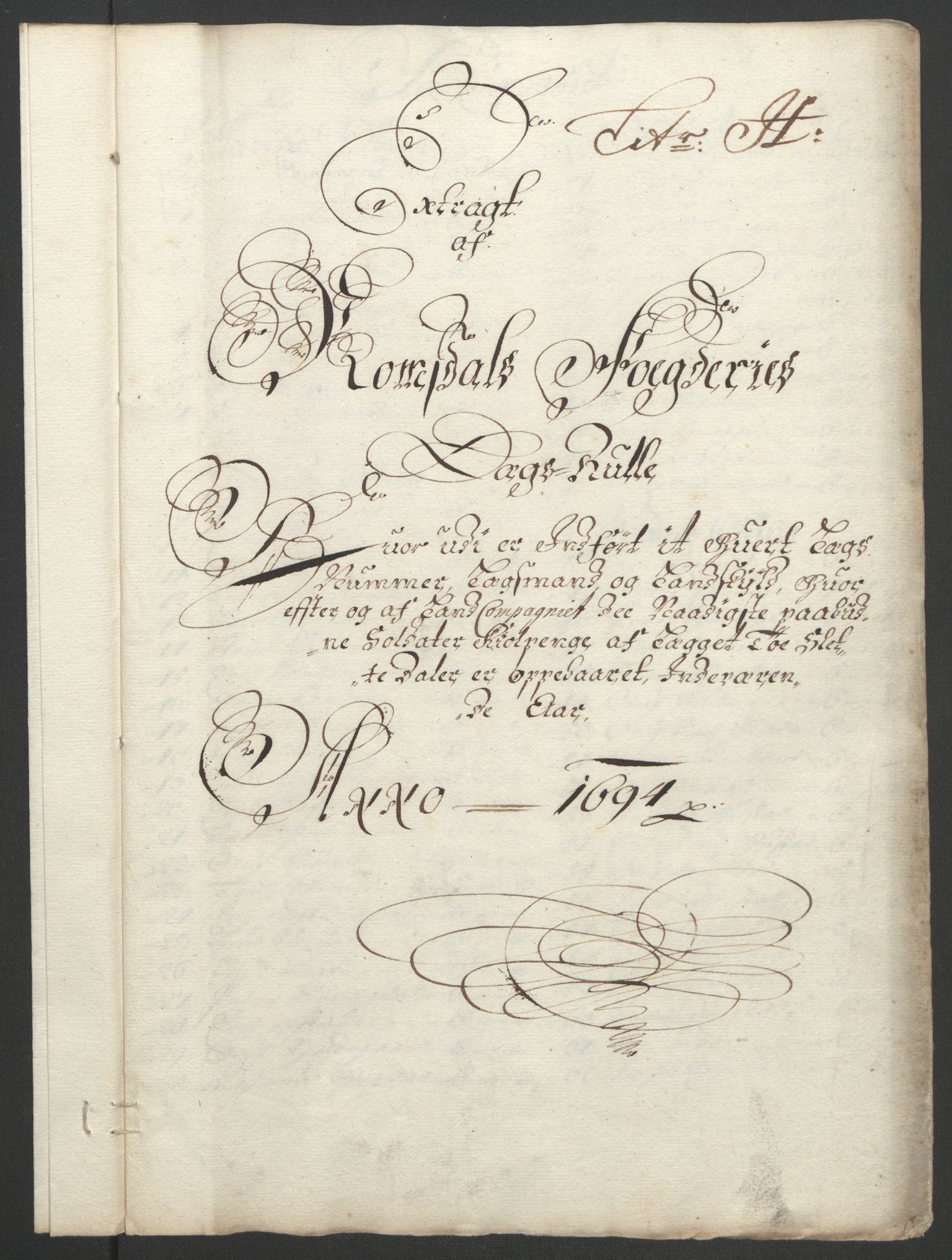 Rentekammeret inntil 1814, Reviderte regnskaper, Fogderegnskap, AV/RA-EA-4092/R55/L3651: Fogderegnskap Romsdal, 1693-1694, s. 250