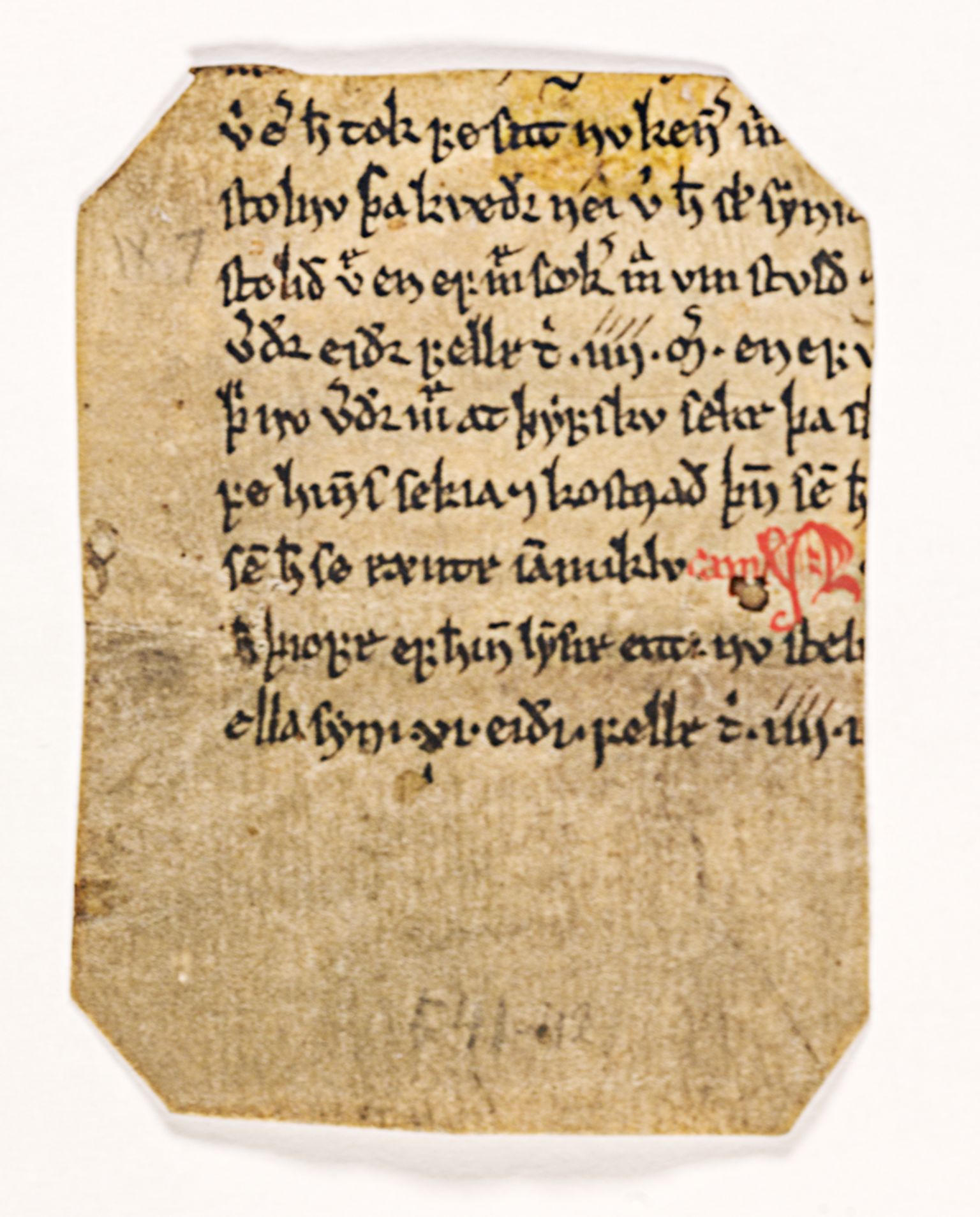 Riksarkivets diplomsamling, RA/EA-5965/F26/L0002: Norrøne membranfragmenter bestand 2-9 (10), 1100-1536, s. 288