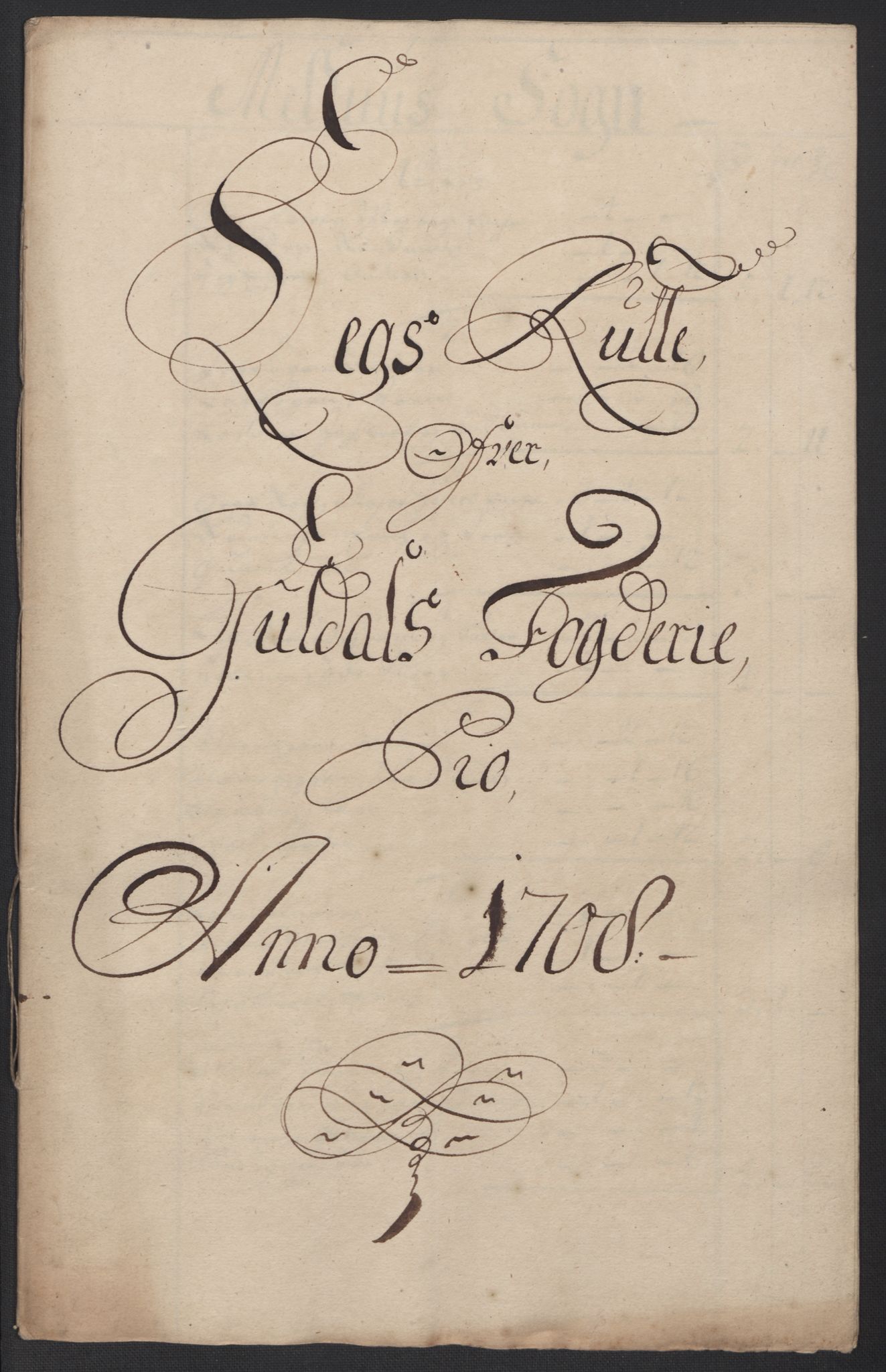 Rentekammeret inntil 1814, Reviderte regnskaper, Fogderegnskap, RA/EA-4092/R60/L3958: Fogderegnskap Orkdal og Gauldal, 1708, s. 179