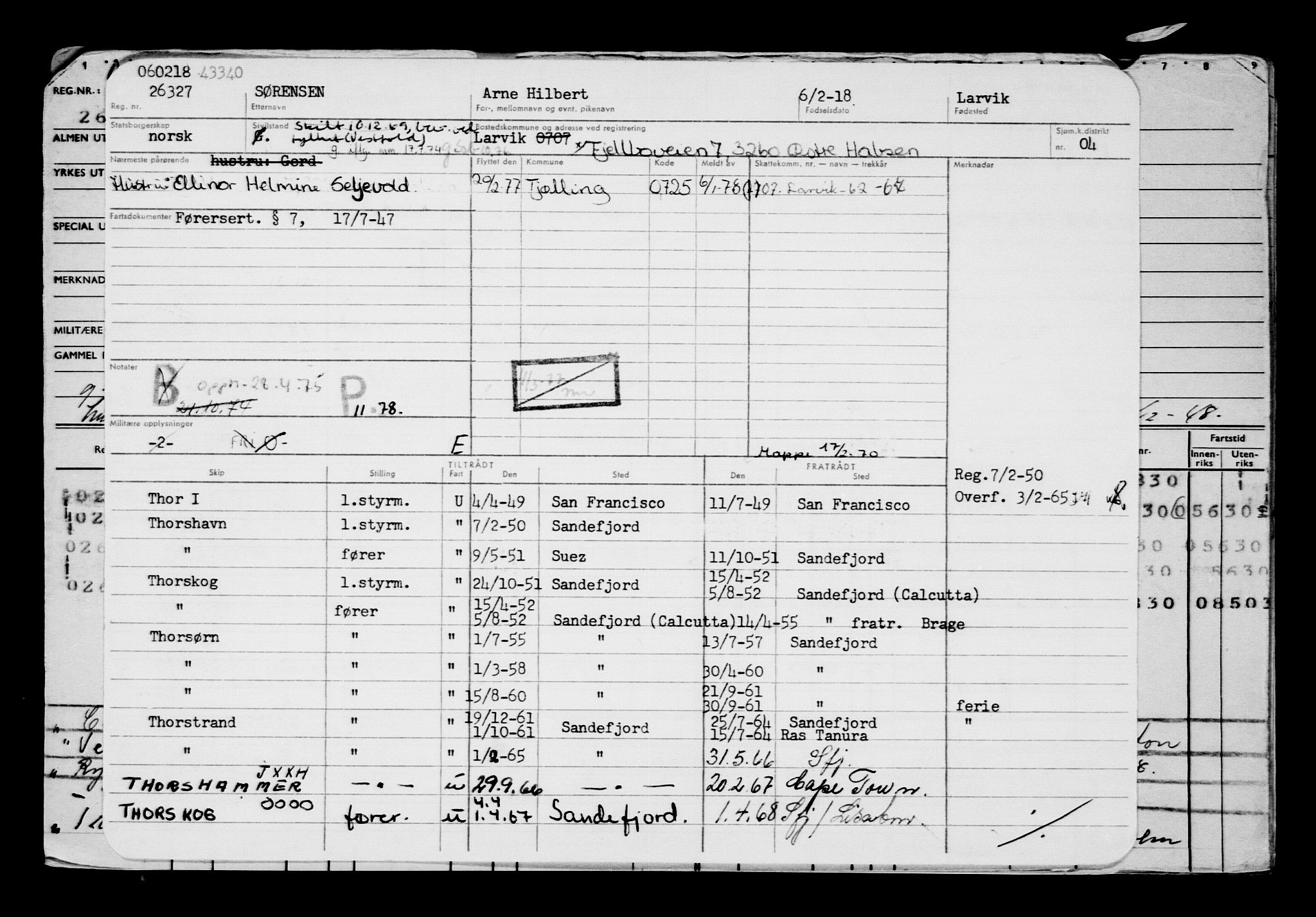 Direktoratet for sjømenn, AV/RA-S-3545/G/Gb/L0155: Hovedkort, 1918, s. 371