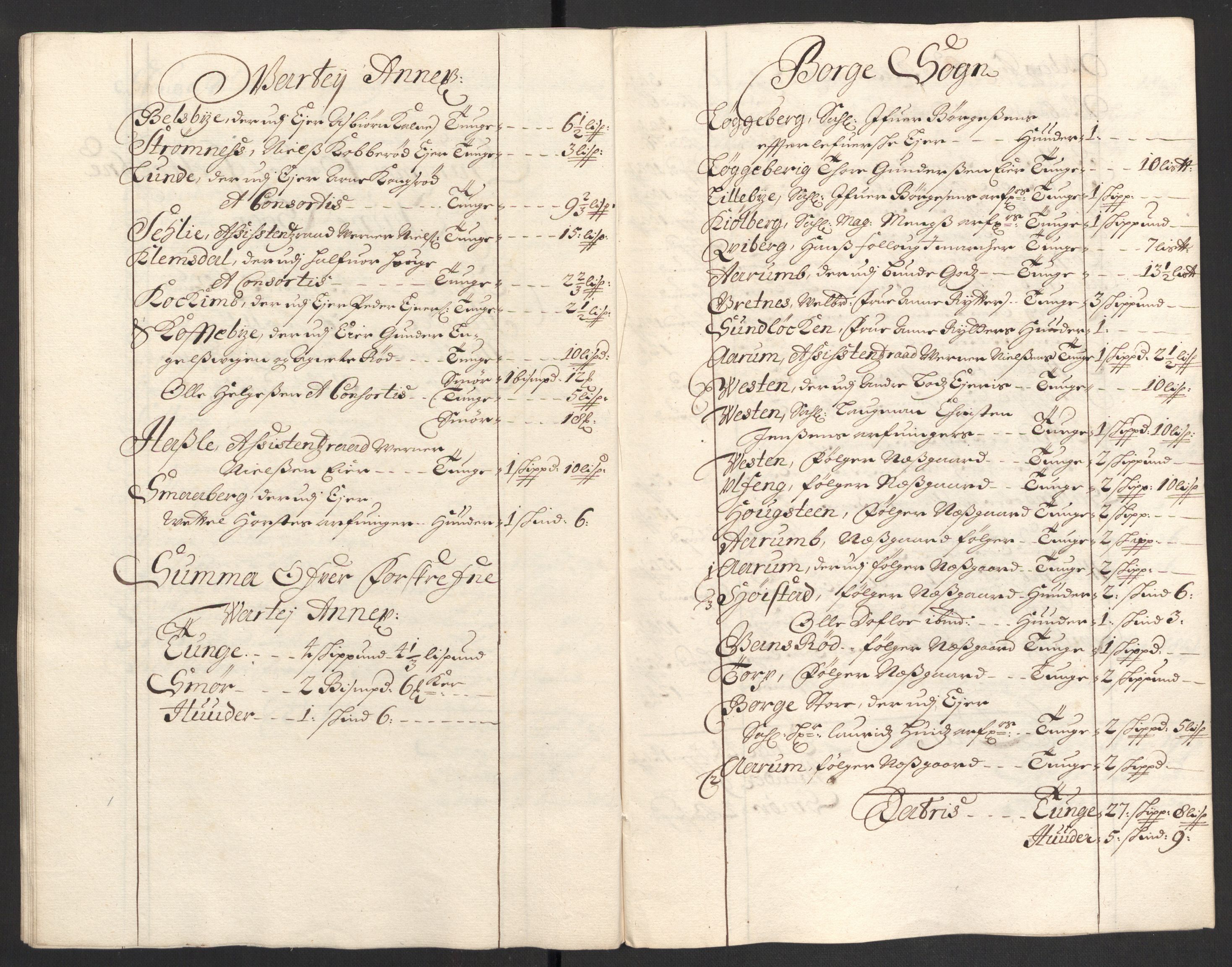 Rentekammeret inntil 1814, Reviderte regnskaper, Fogderegnskap, AV/RA-EA-4092/R04/L0125: Fogderegnskap Moss, Onsøy, Tune, Veme og Åbygge, 1697, s. 52